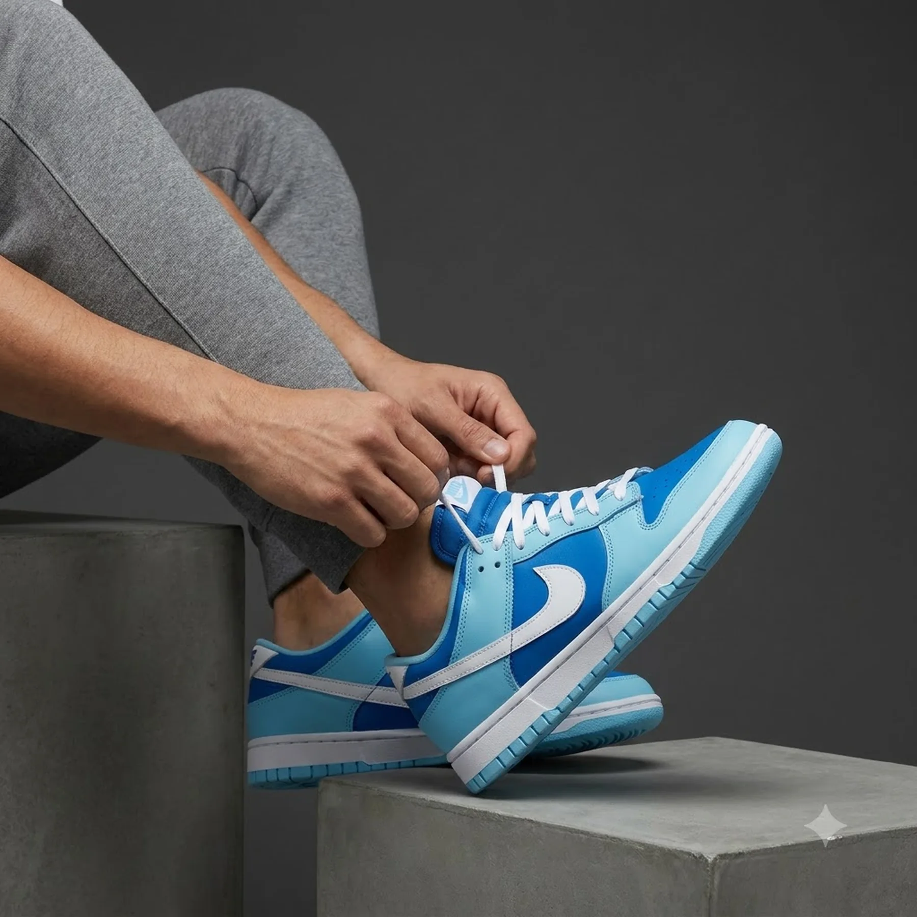 Кросівки Nike dunk low blue