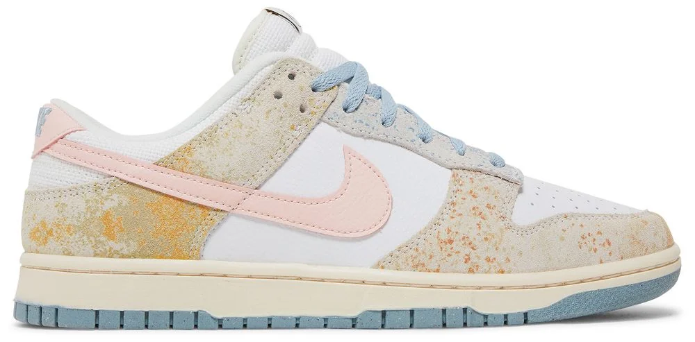 Кросівки nike dunk low pink blue gold