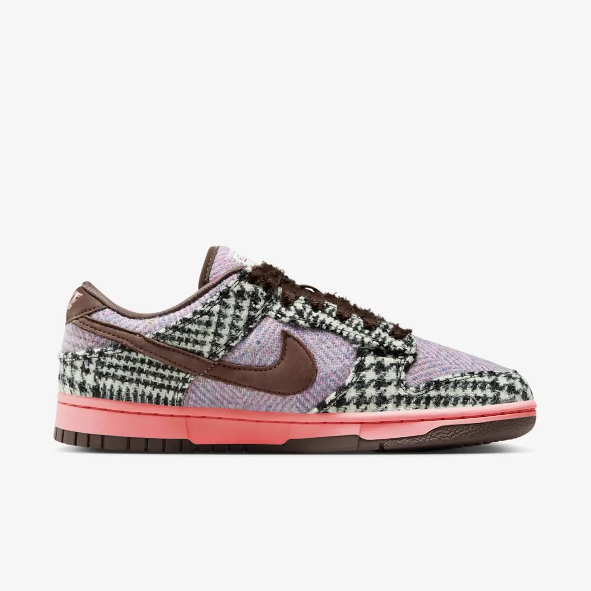 Кросівки Nike Harris Tweed x Wmns Dunk Low 'Purple Pink'