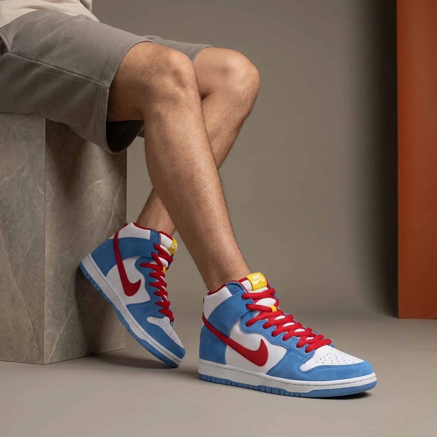 Кросівки Nike SB Dunk High Doraemon