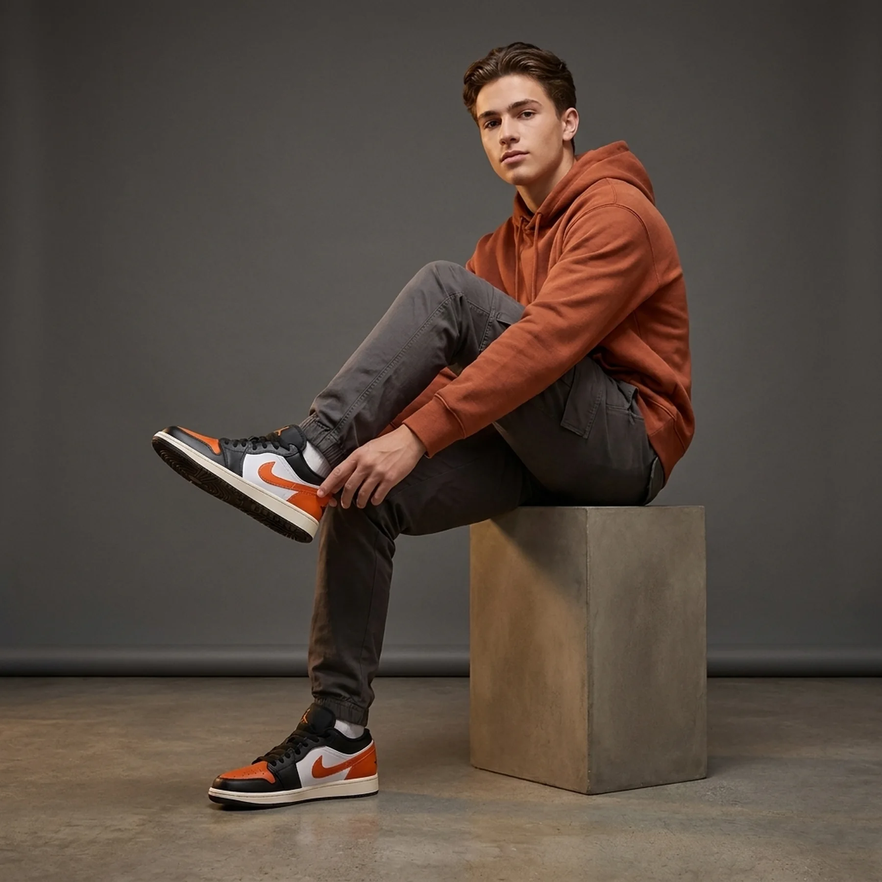 Кросівки підліткові Air Jordan 1 Low 553560-081