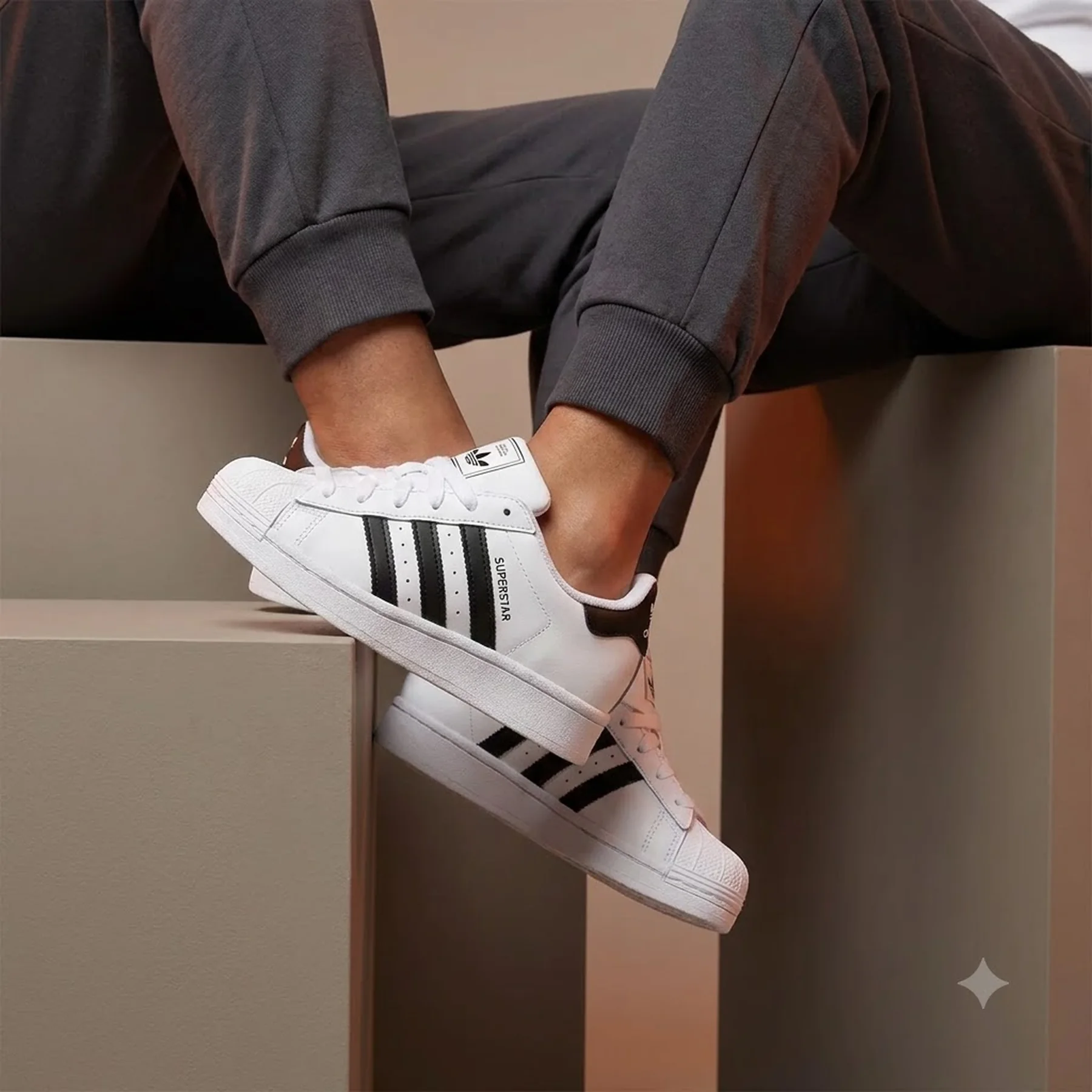 Кросівки підліткові SUPERSTAR II J JH9976 Adidas 3 (35,5) Білий