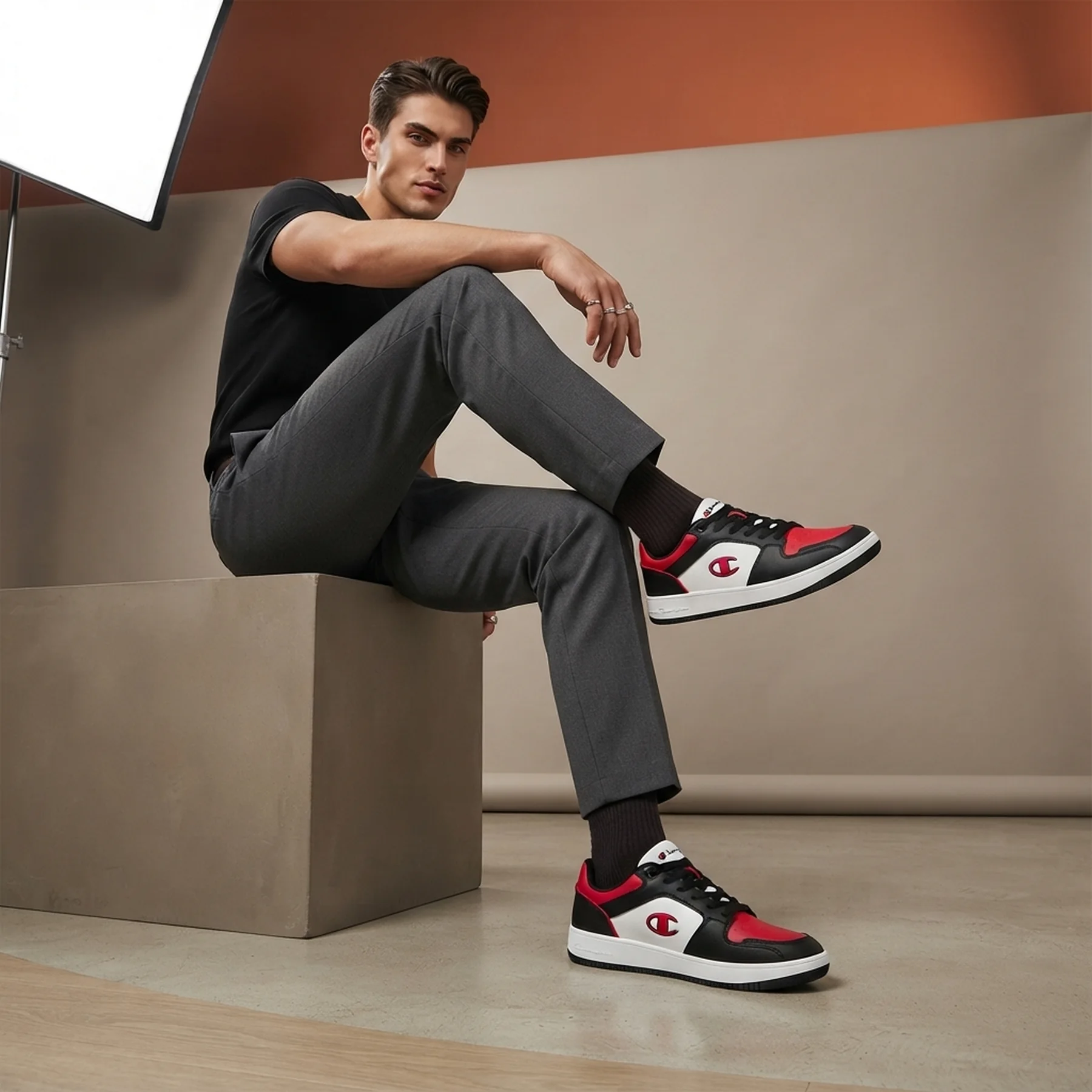 Кросівки rebound 2.0 low low cut shoe S21906-KK019 Champion 10 (44) Червоний
