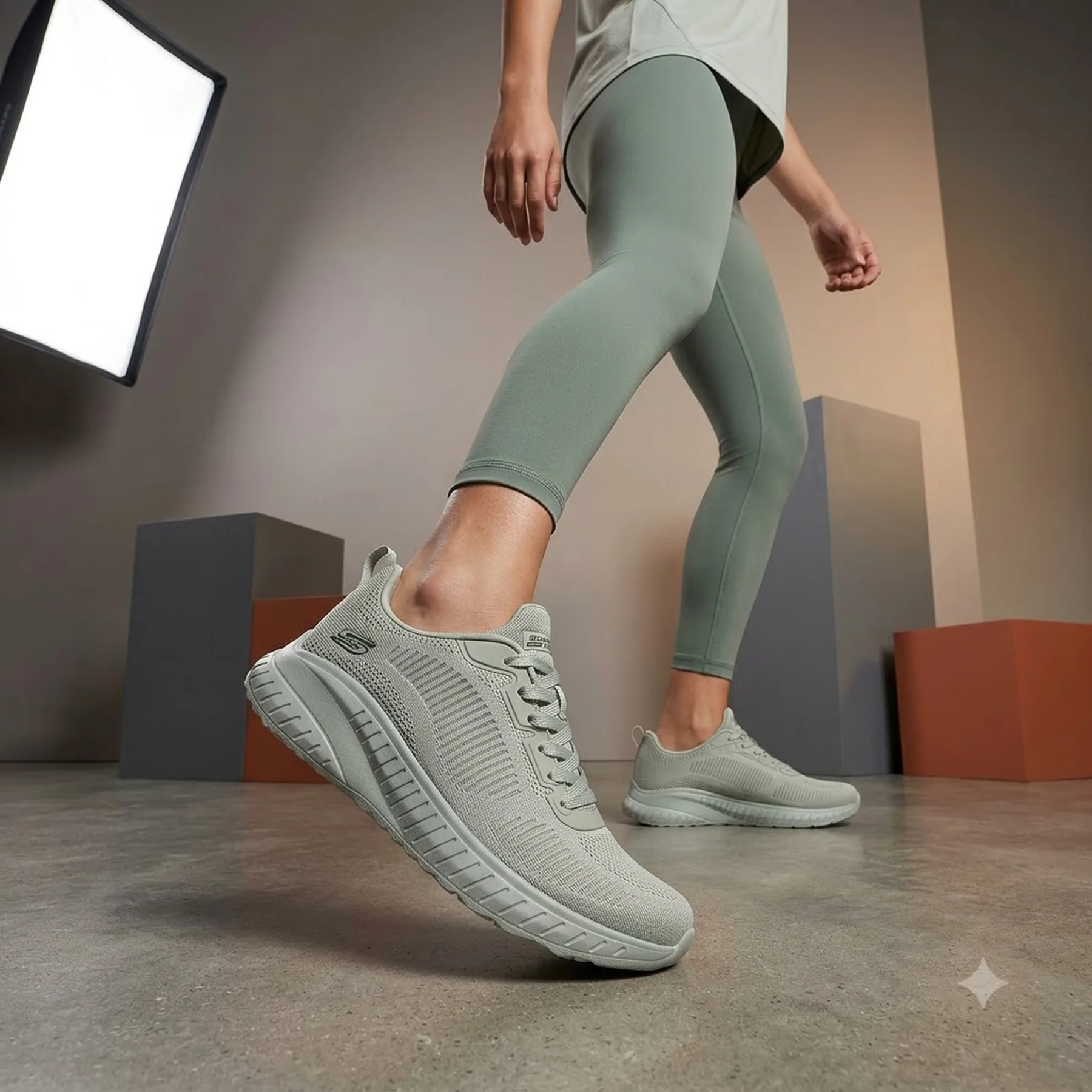 Кросівки Skechers BOBS Sport Squad Sage Green