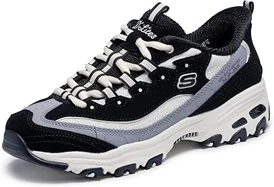 Кросівки Skechers D Lites Smooth Nostalgia Black White