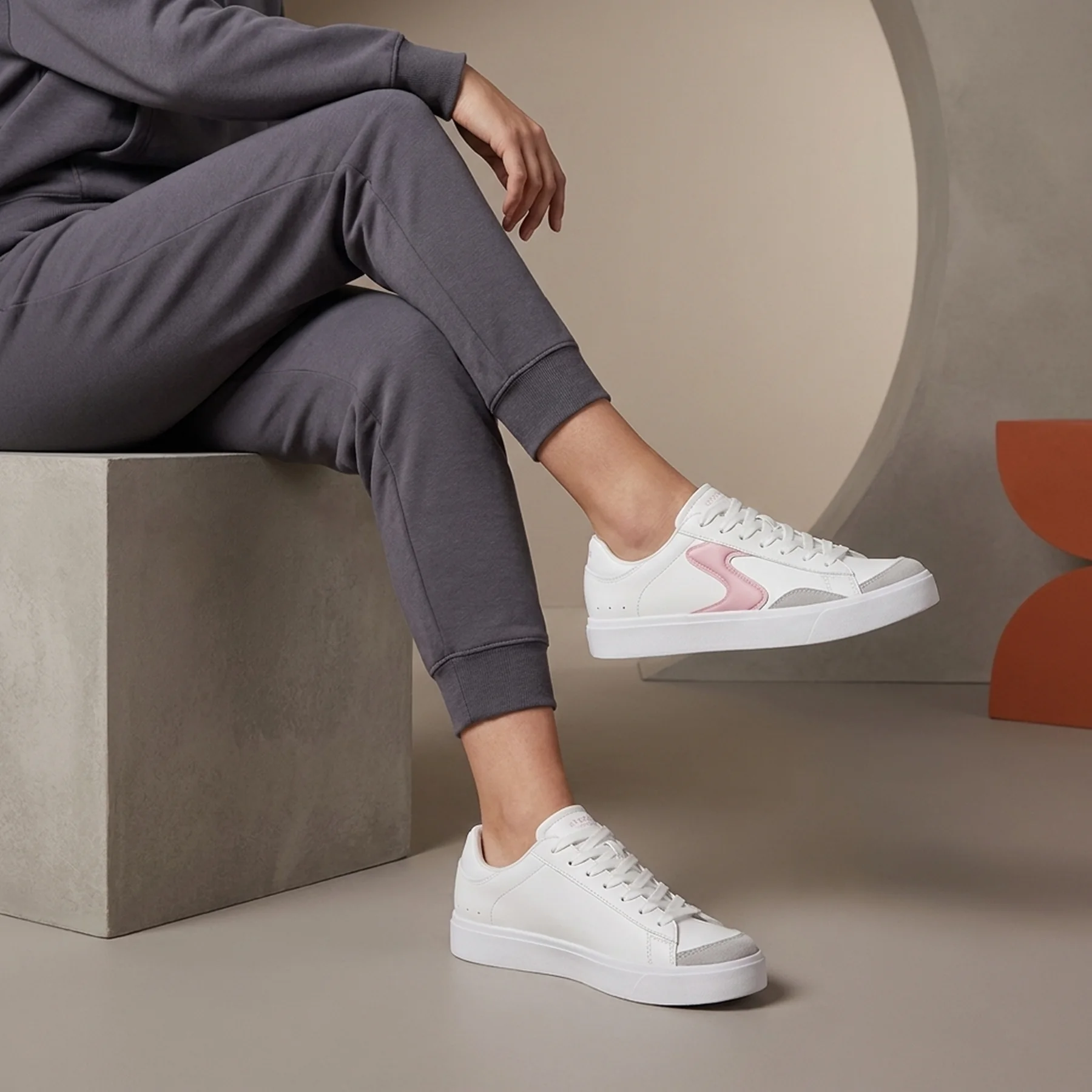 Кросівки Skechers Eden LX Slick Talk White Pink