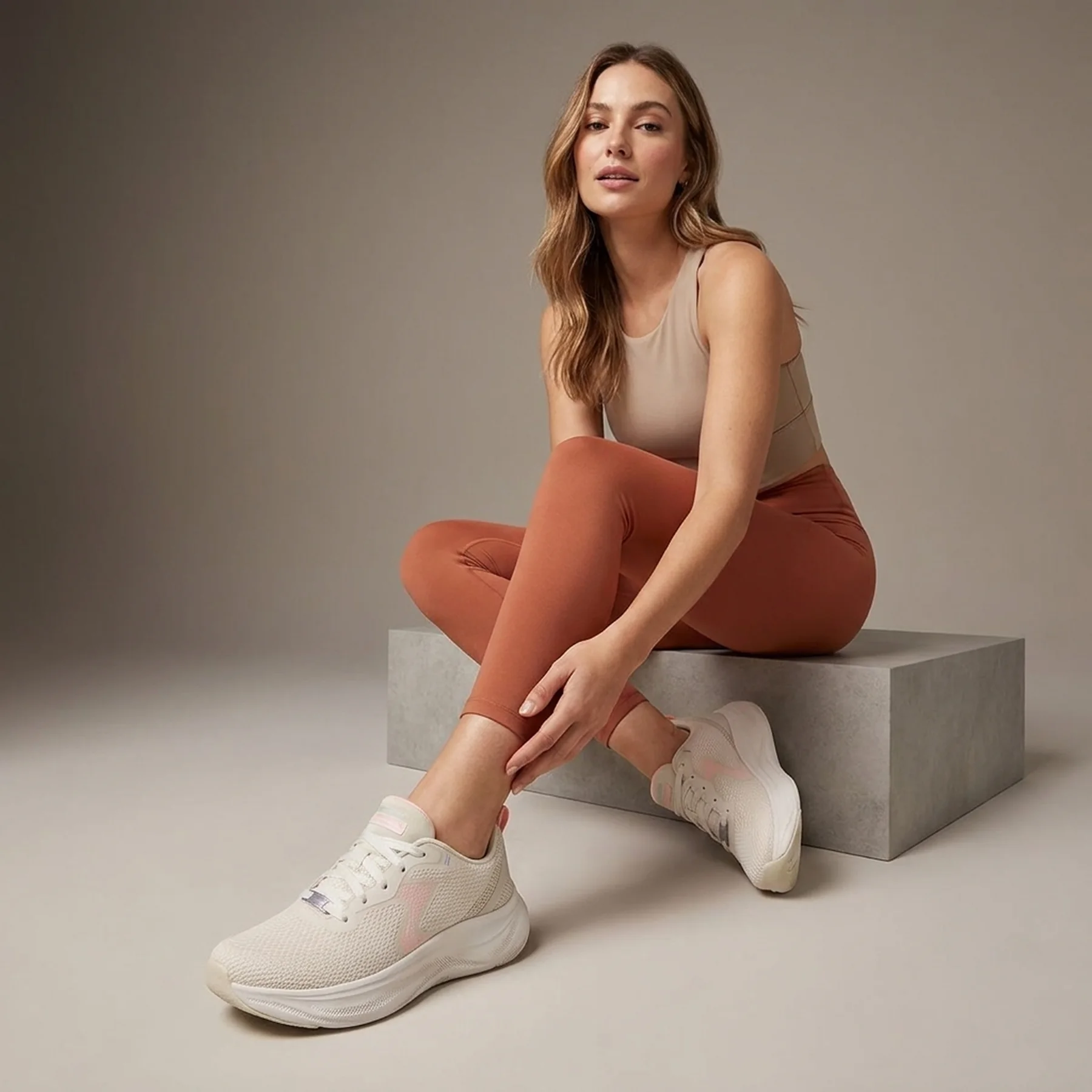 Кросівки Skechers Skech Cloud Natural Pink