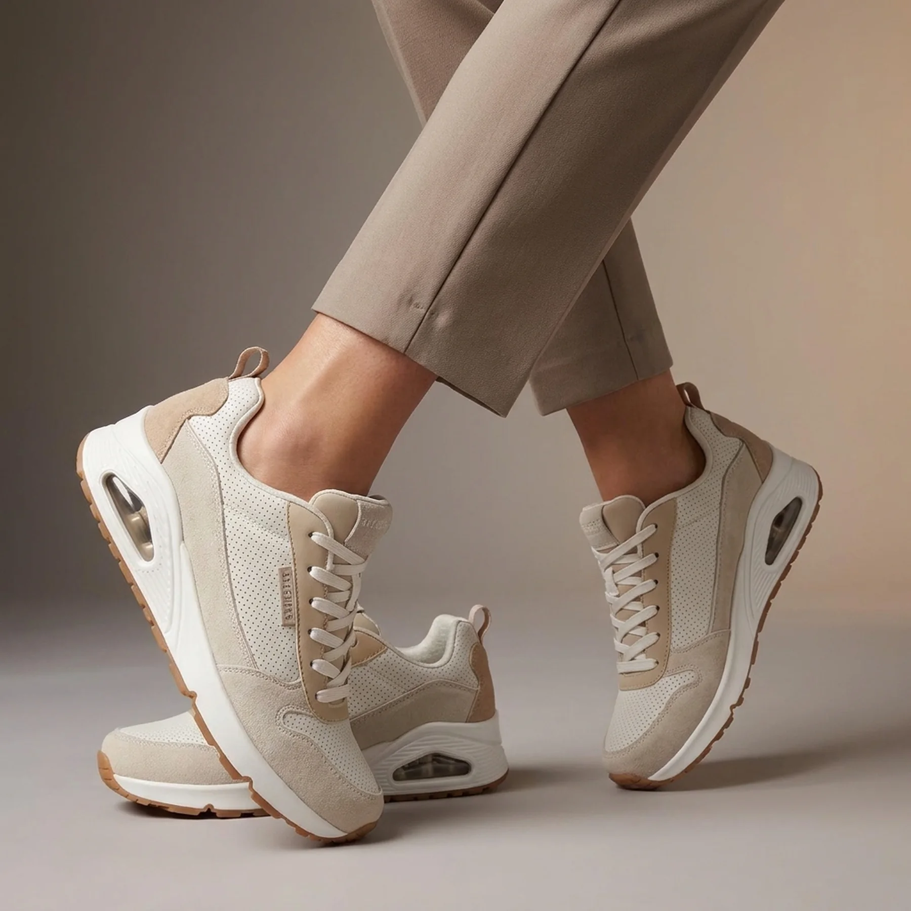 Кросівки Skechers Uno 2 Much Fun Taupe Natural
