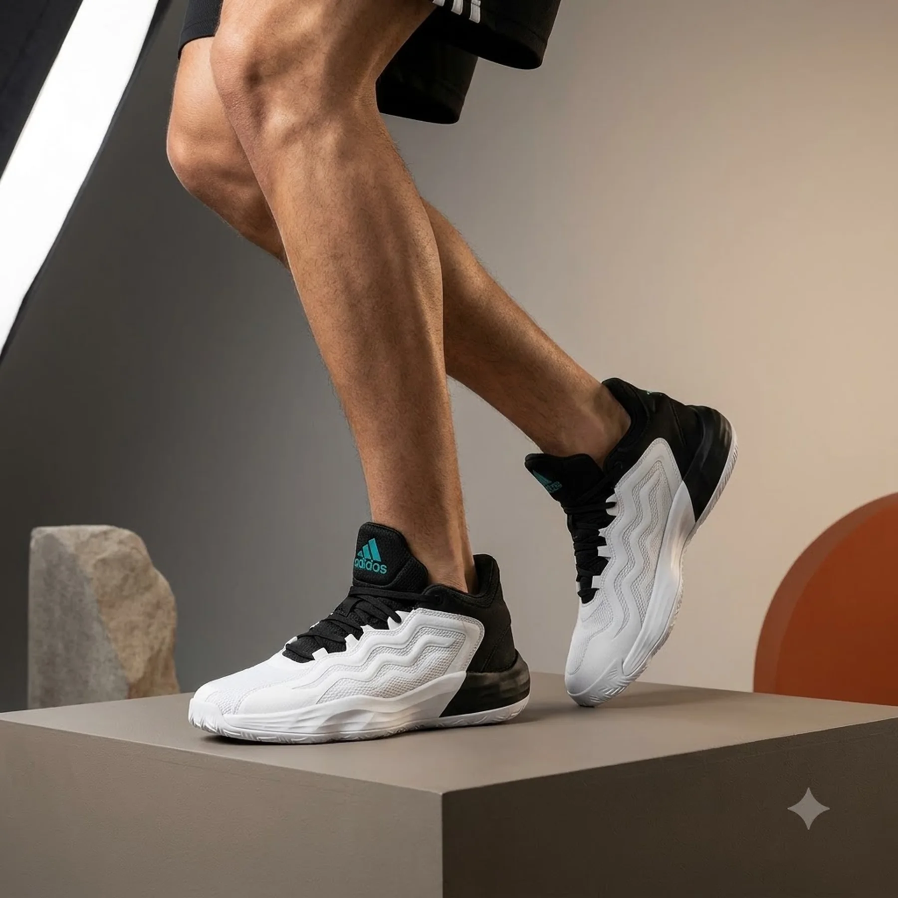 Кросівки унісекс Adidas Dame X White/Black (JP6089)