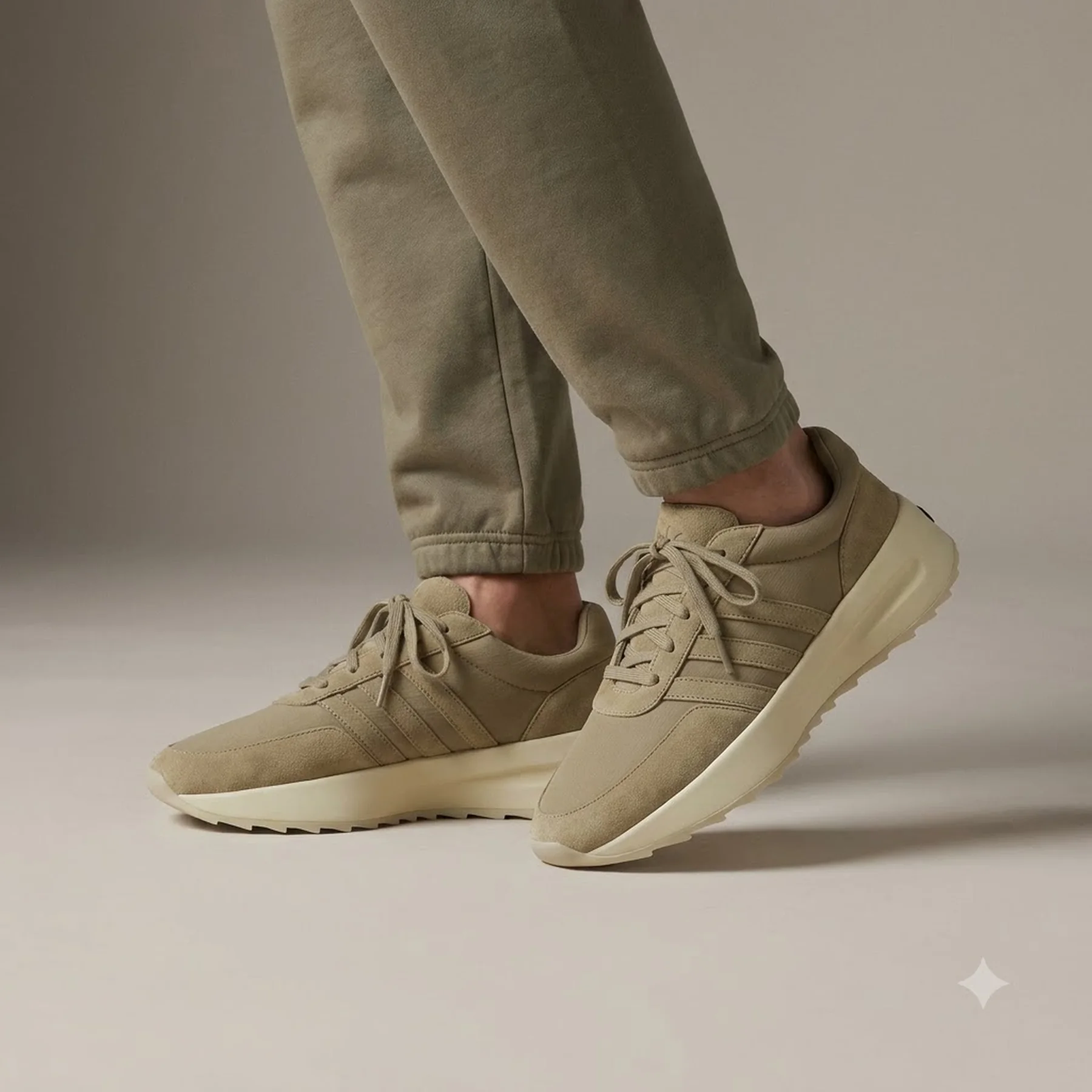 Кросівки унісекс Adidas Fear Of God Athletics X Los Angeles Runner Olive (IF4215)