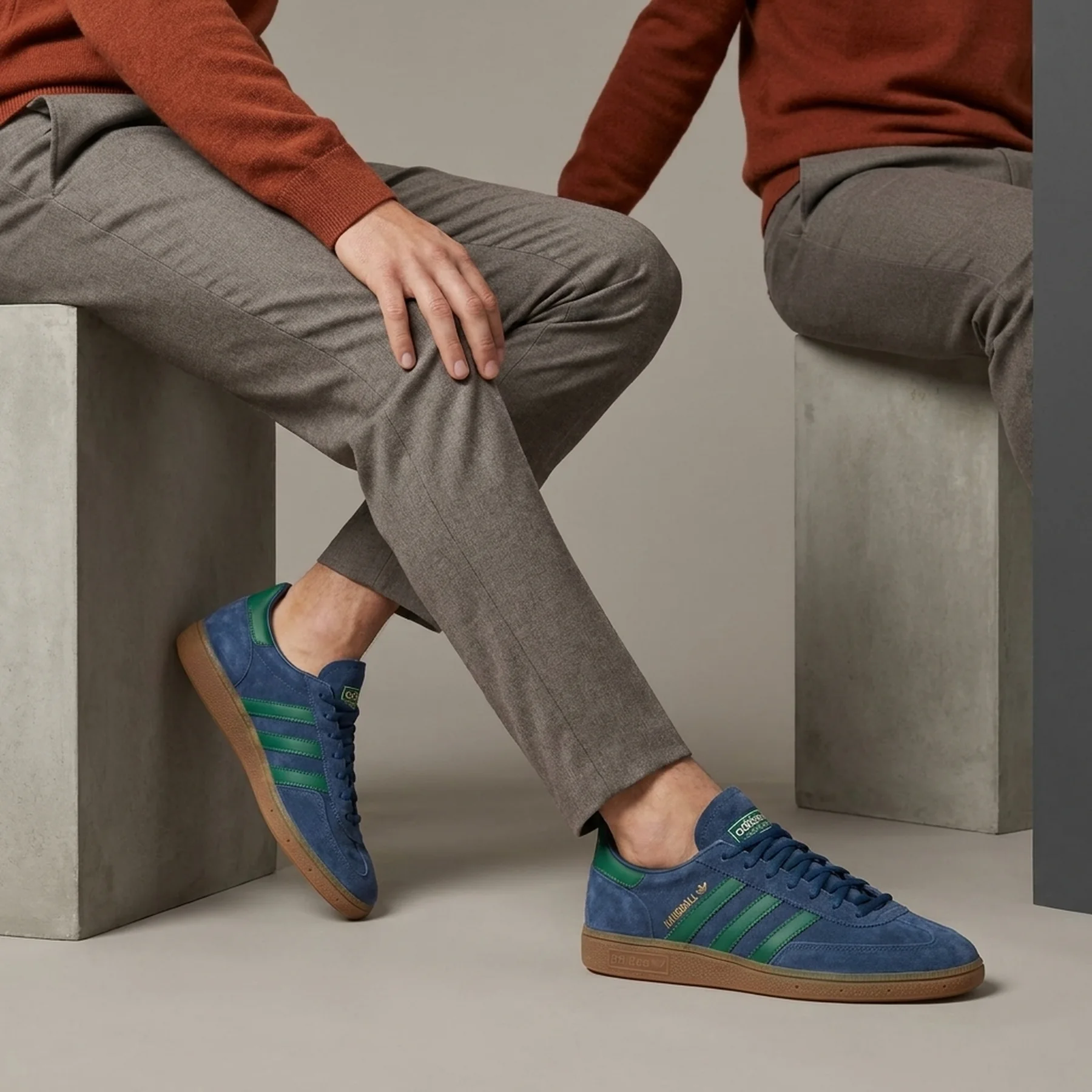 Кросівки унісекс Adidas Handball Spezial Shoes Blue (JH5437)