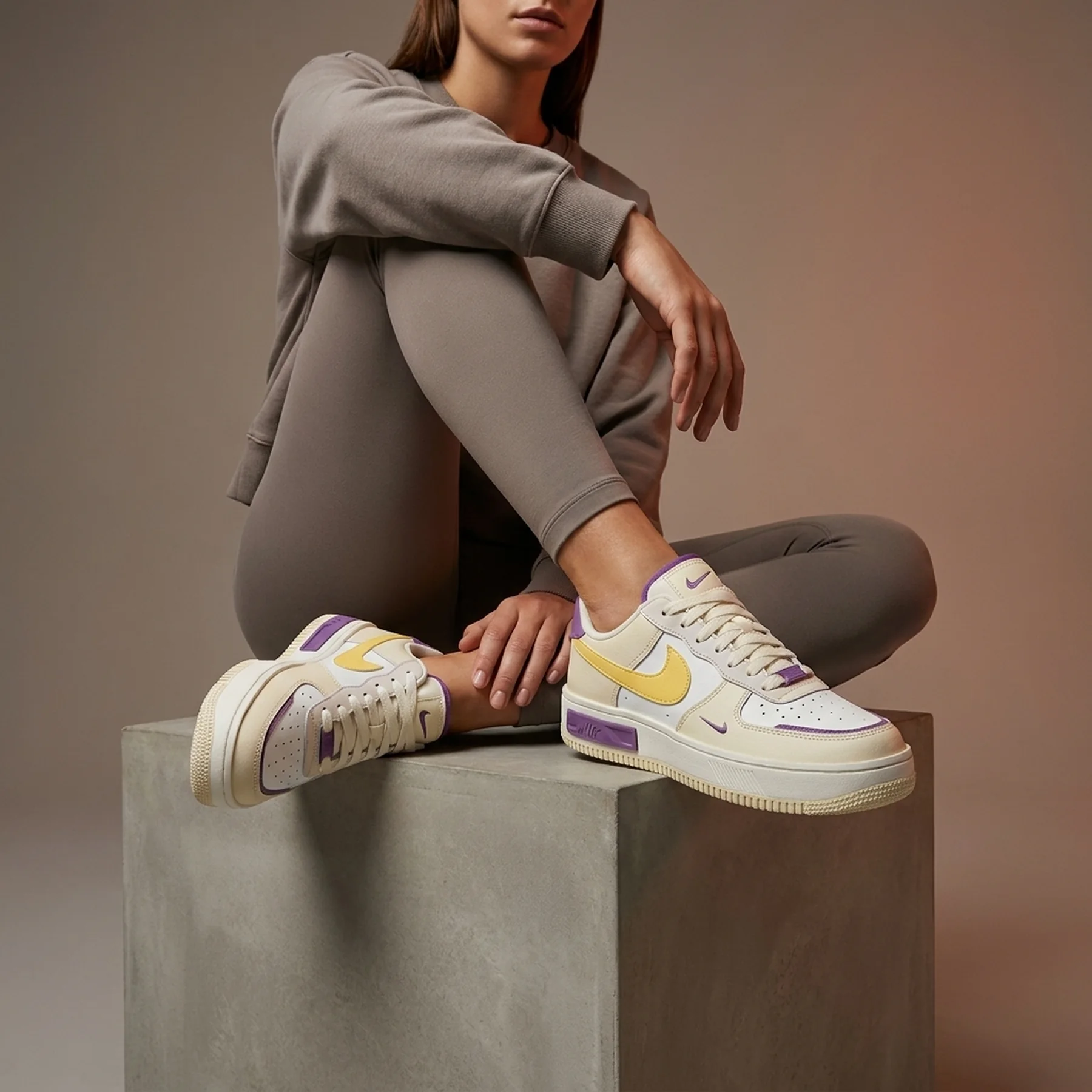 Кросівки унісекс Nike Air Force 1 Fontanka W Yellow (DV6984-100)