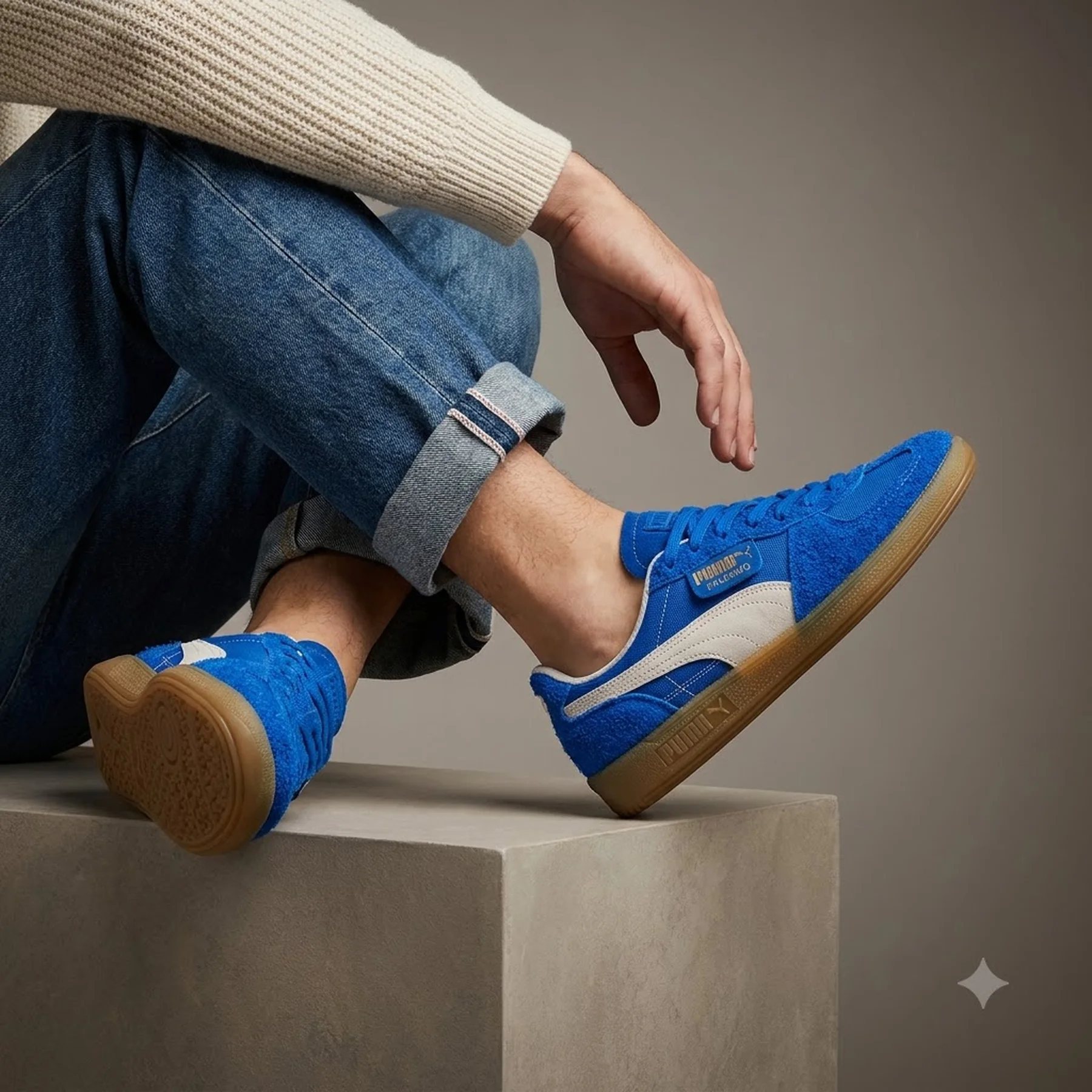 Кросівки унісекс PUMA Palermo Vintage sneakers in blue
