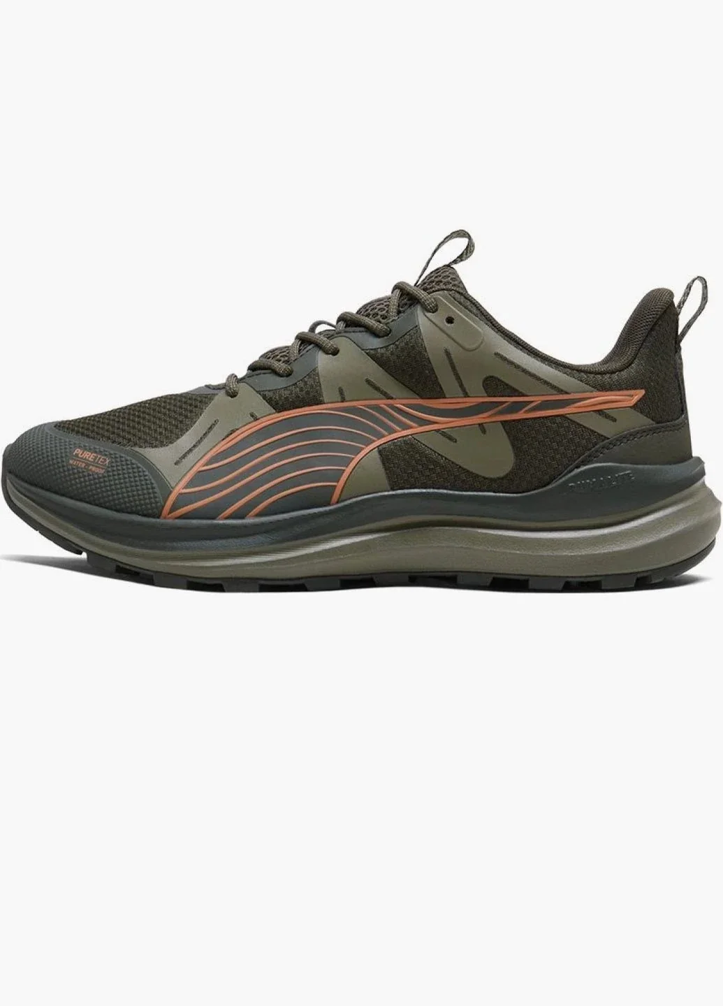Кросівки унісекс Puma Reflect Lite Trail Ptx Running Shoes Olive (310095-04)