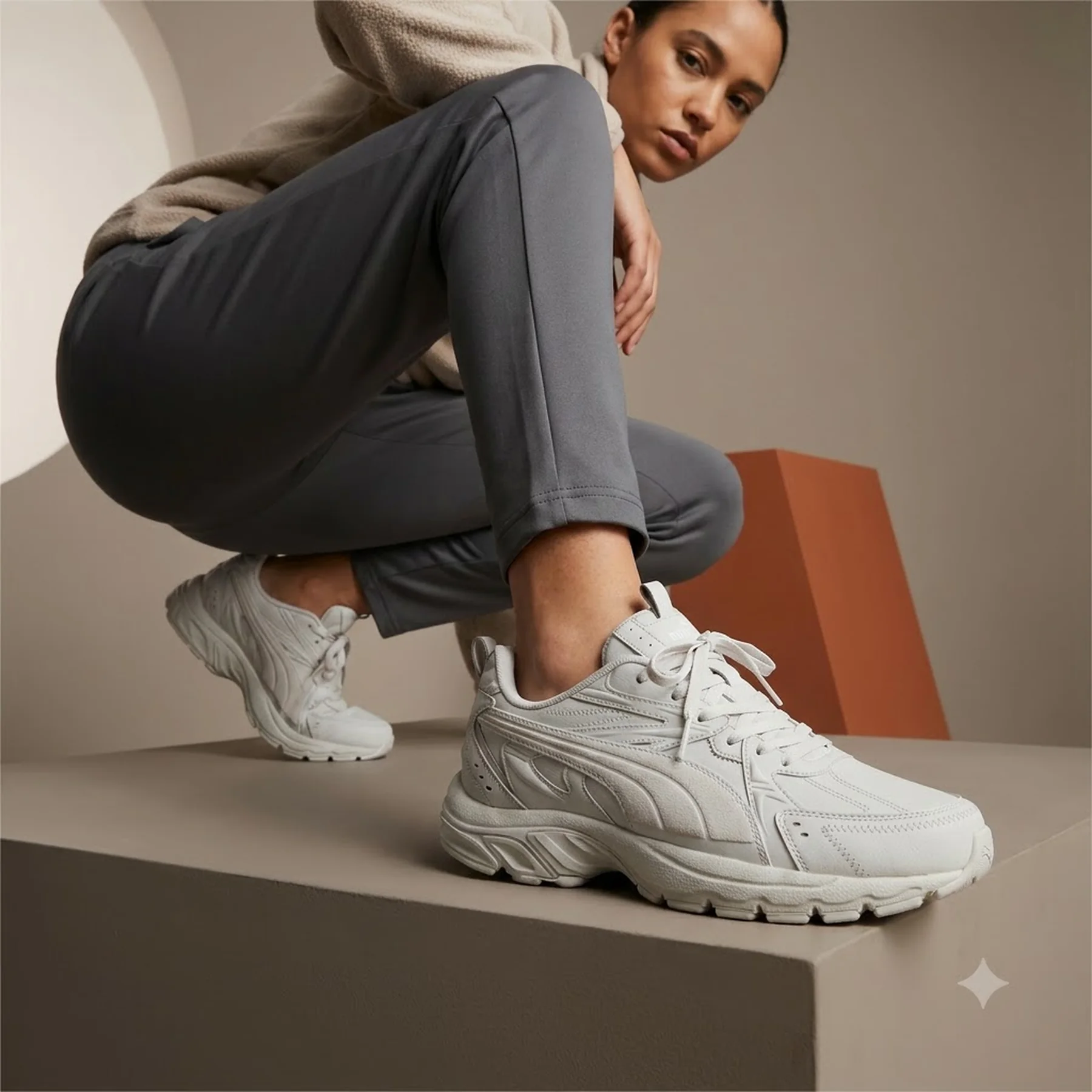 Кросівки Unisex Milenio Tech L 39782505 Puma 3,5 (36) Сірий
