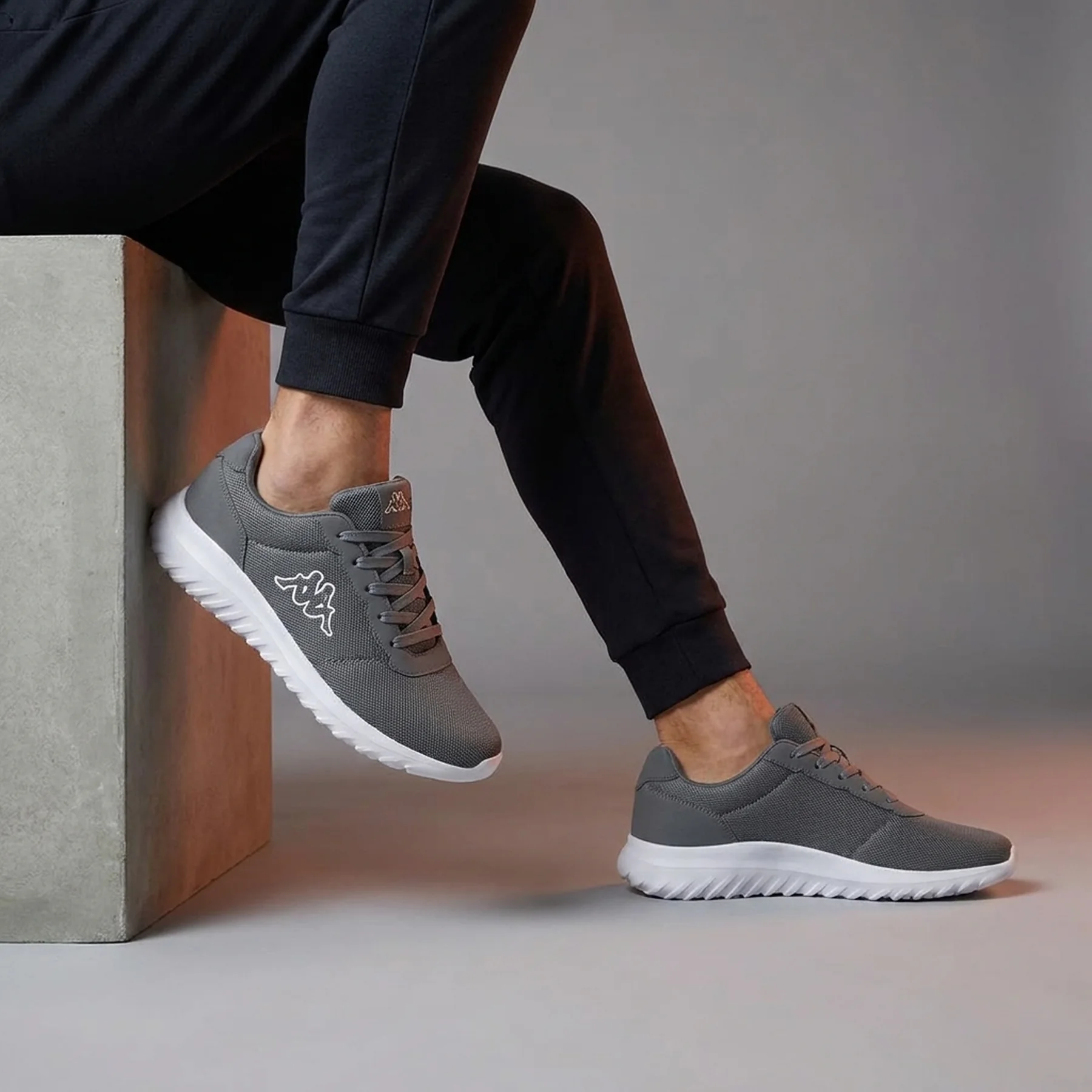 Кросівки Unisex Sneaker 243421-1610 Kappa 40 Темно-сірий