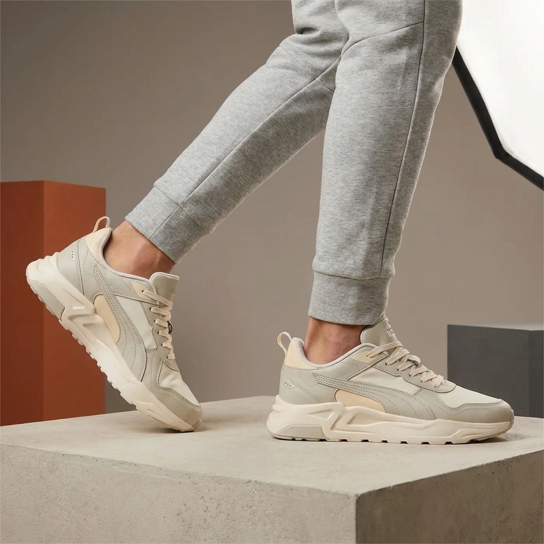 Кросівки Unisex Trinity 2 LT SL 40267001 Puma 3,5 (36) Бежевий