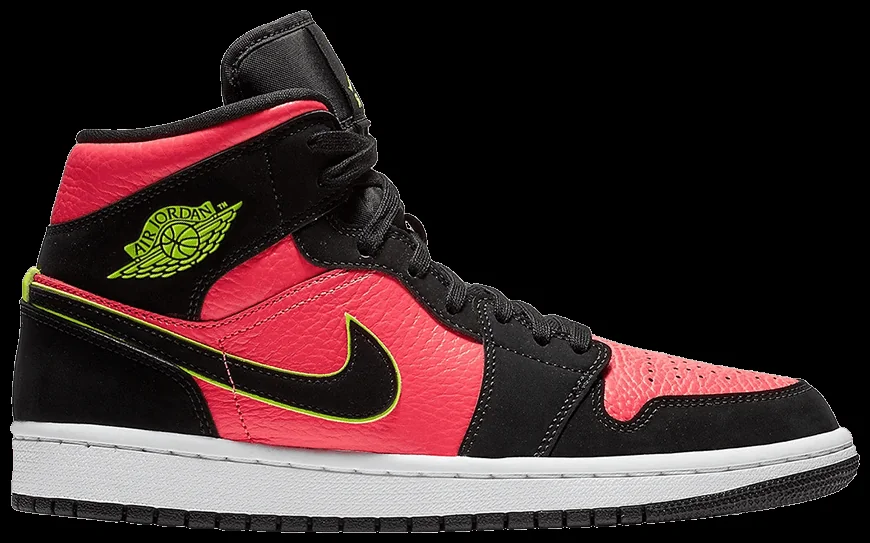 Кросівки W Jordan 1 Mid Hot Punch
