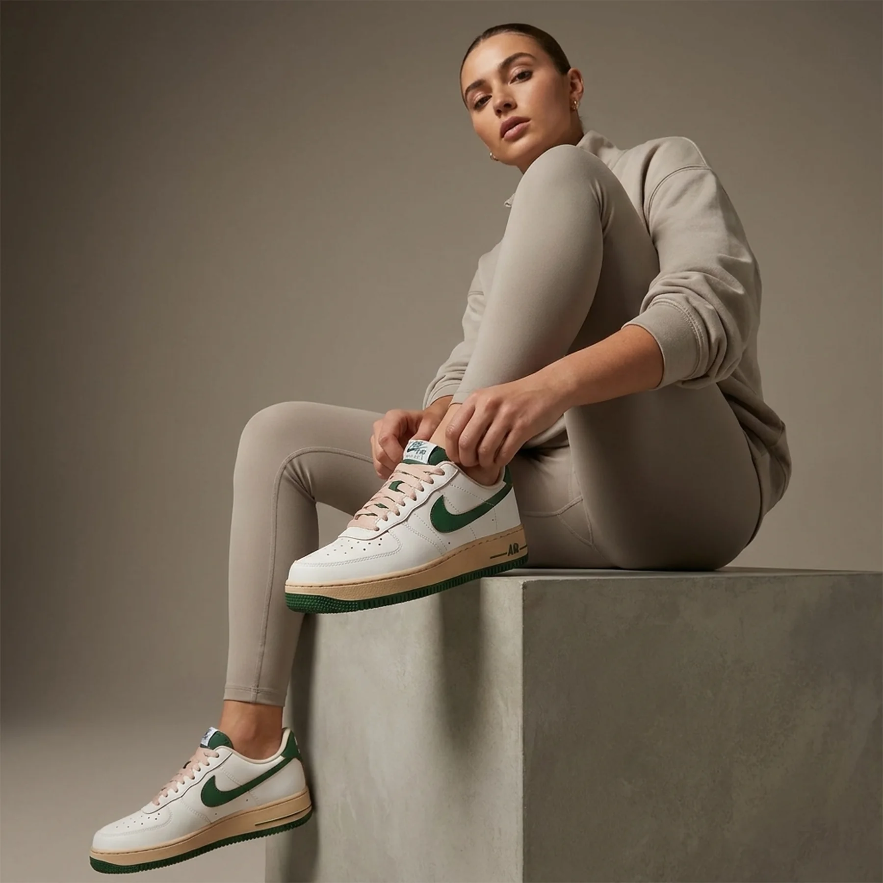 Кросівки жіночі Adidas Air Force 1 Low “Gorge Green (DZ4764-133)