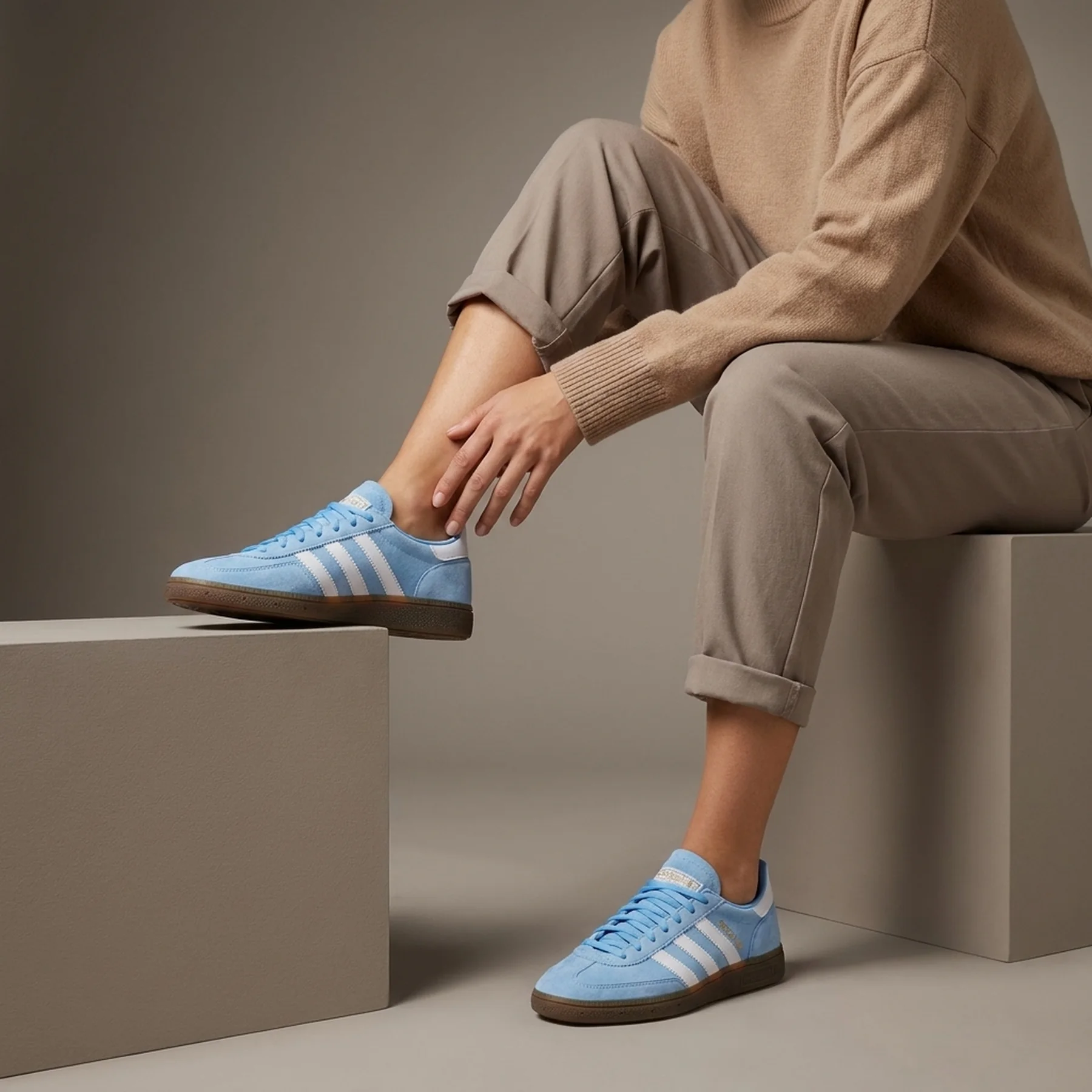 Кросівки жіночі Adidas Handball Spezial 'Light Blue'