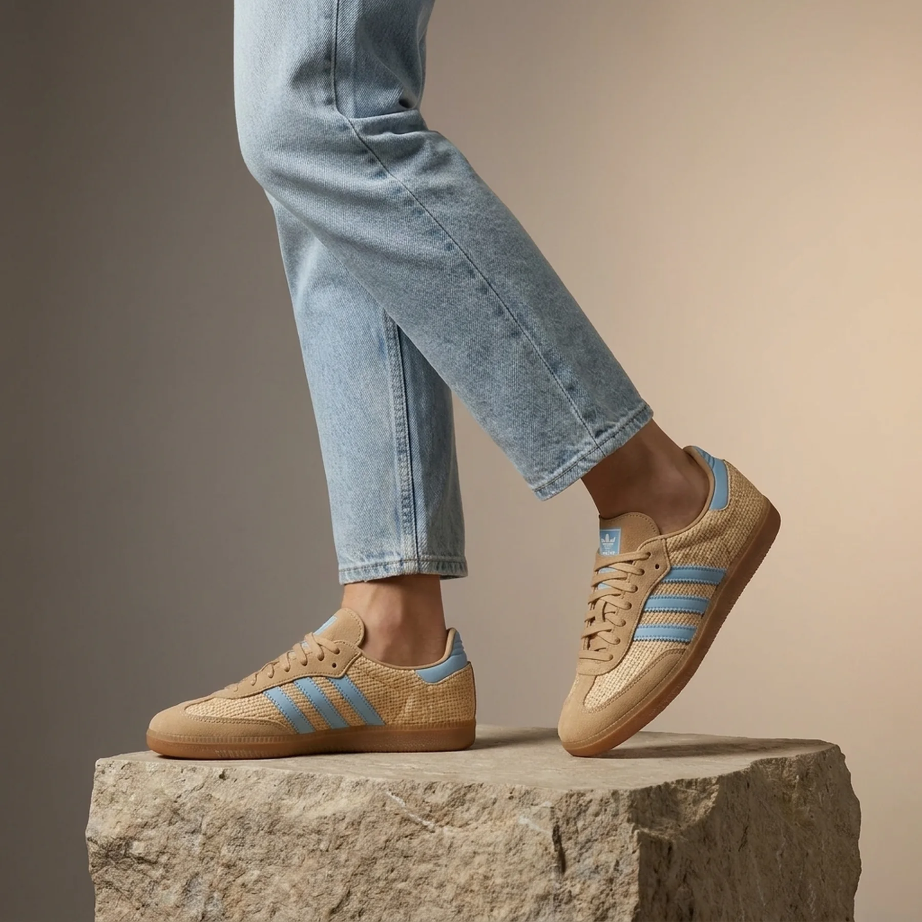 Кросівки жіночі Adidas Samba Og Sanda Strata Sky Tint (JR8168)
