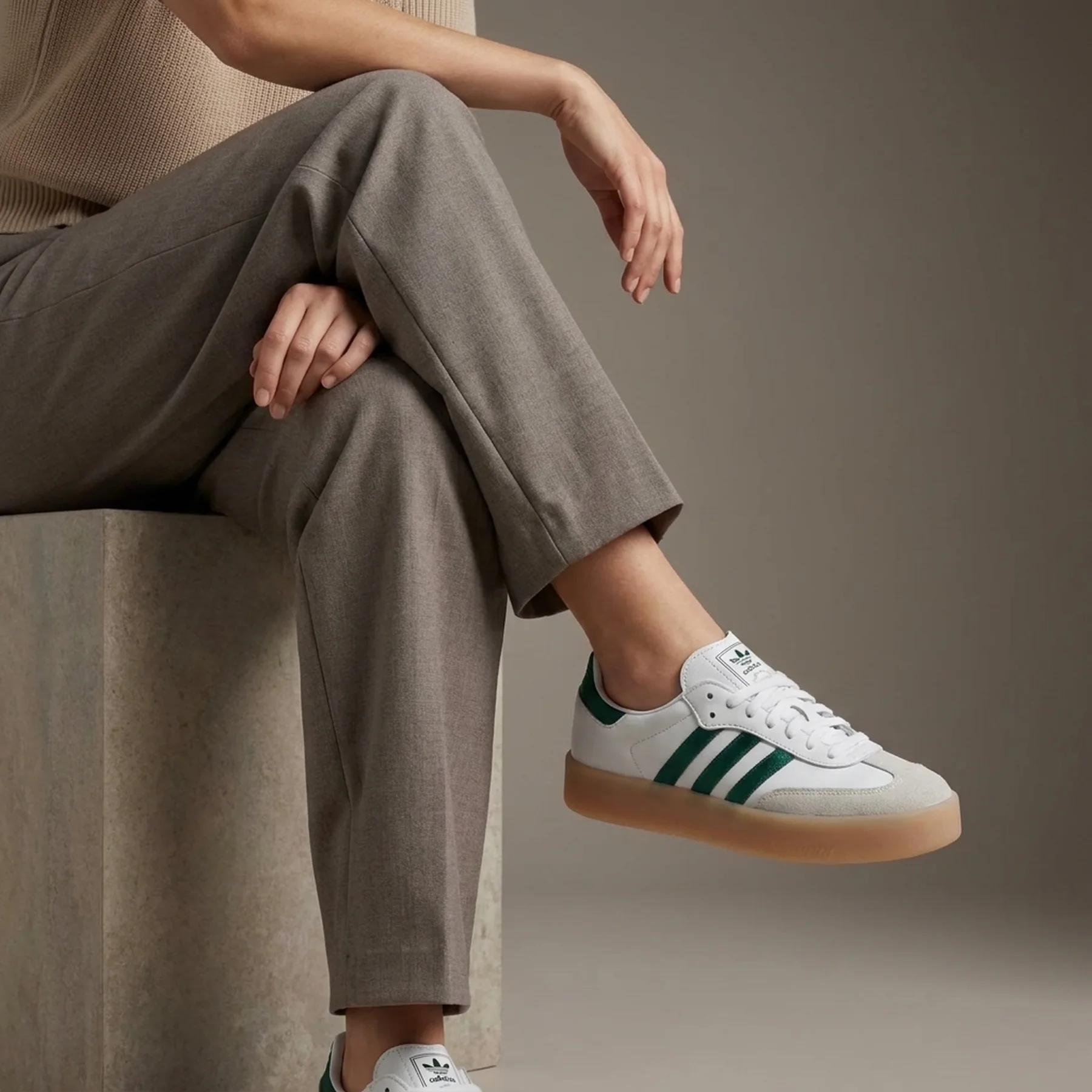 Кросівки жіночі Adidas Sambae White