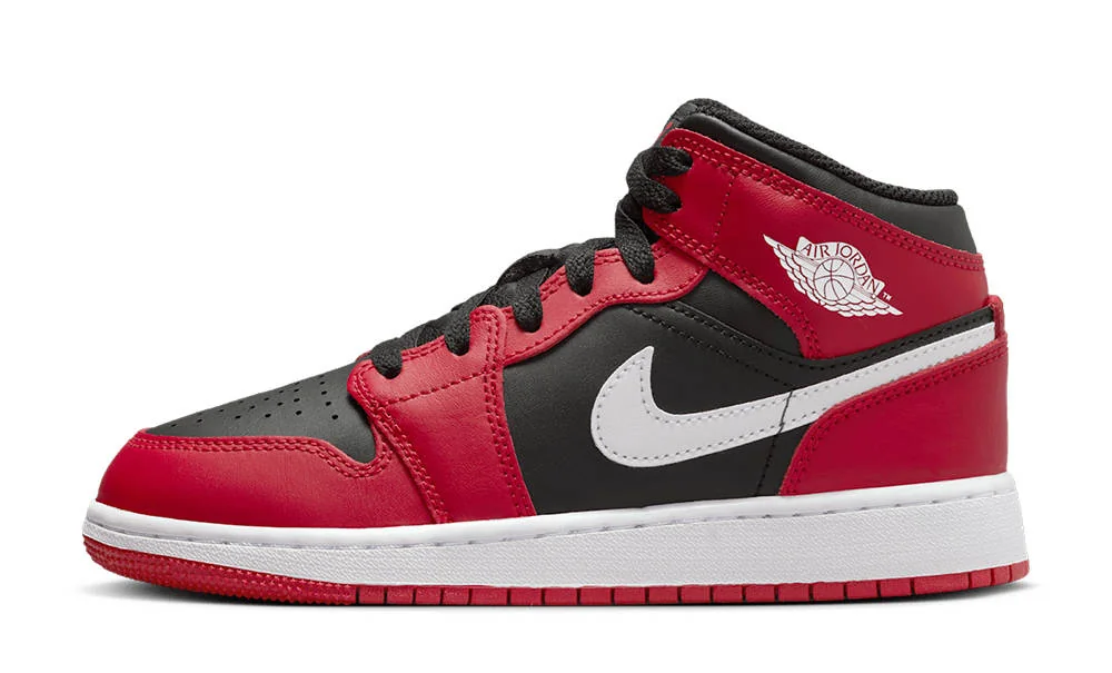 Кросівки жіночі Jordan 1 Mid (Gs) Gym Red (DQ8423-061)