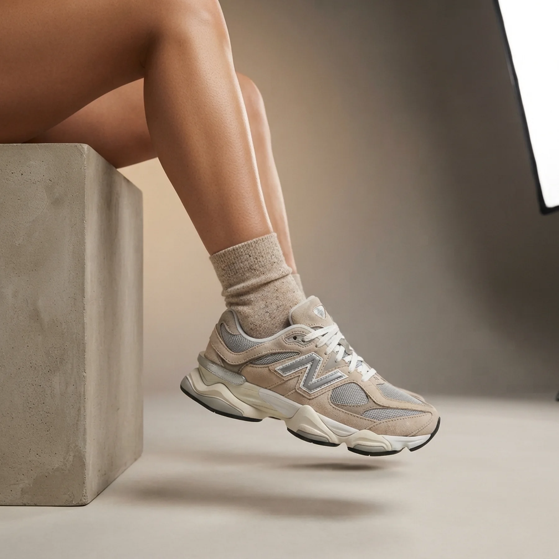 Кросівки жіночі New Balance 9060 'Incense Raincloud Arid Stone'