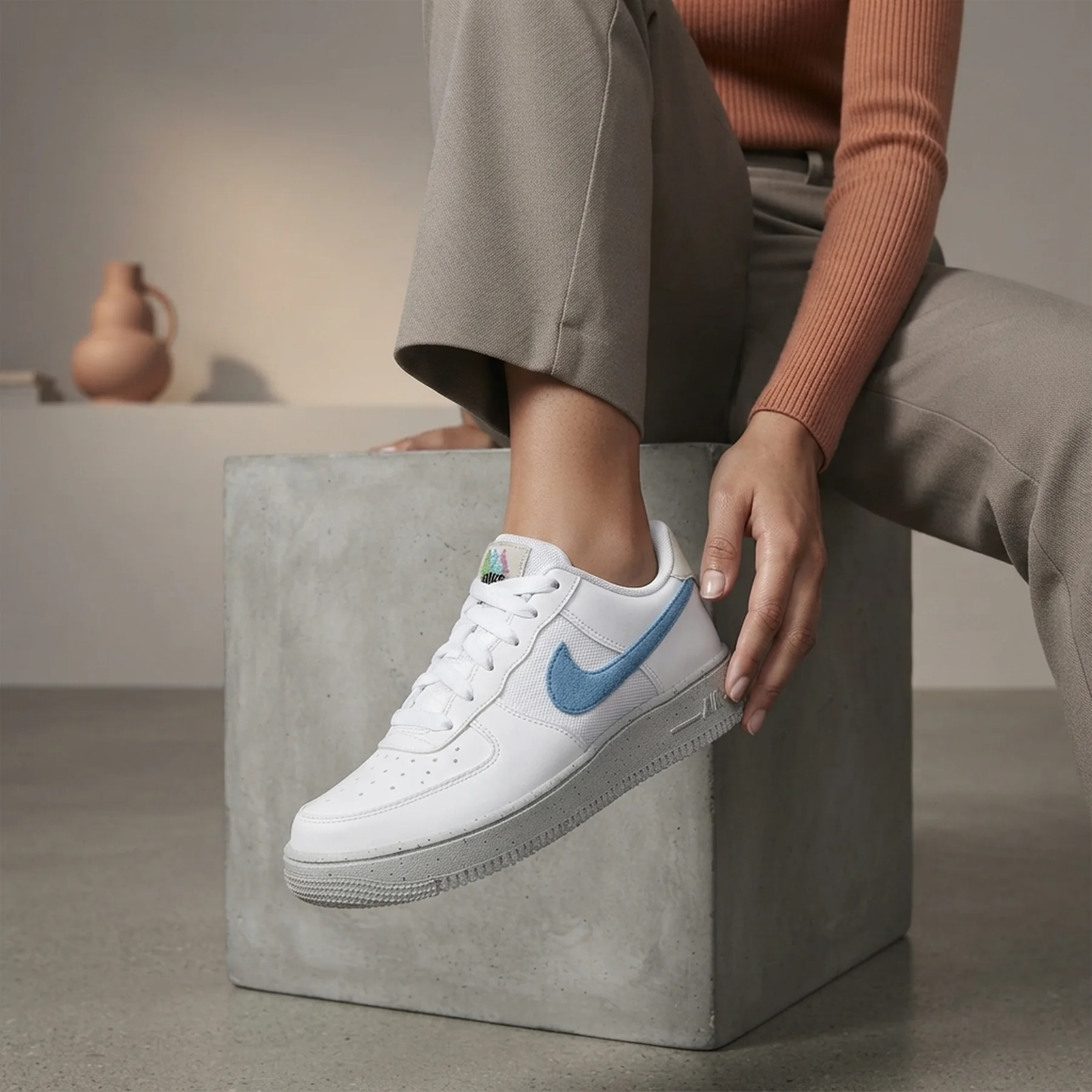 Кросівки жіночі Nike Air Force 1 Crater(Gs) (DV3485-100)