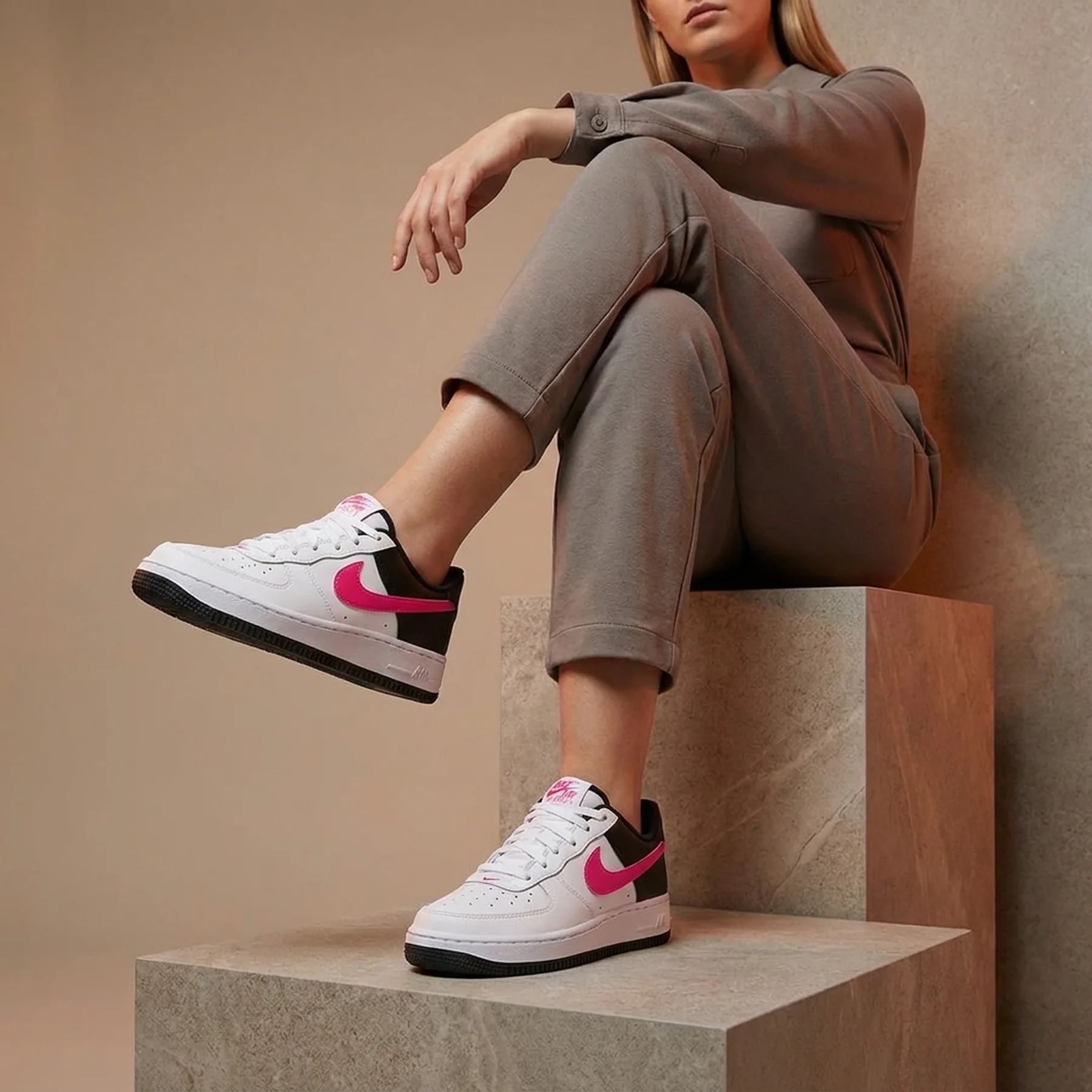 Кросівки жіночі Nike Air Force 1 Gs (CT3839-109)
