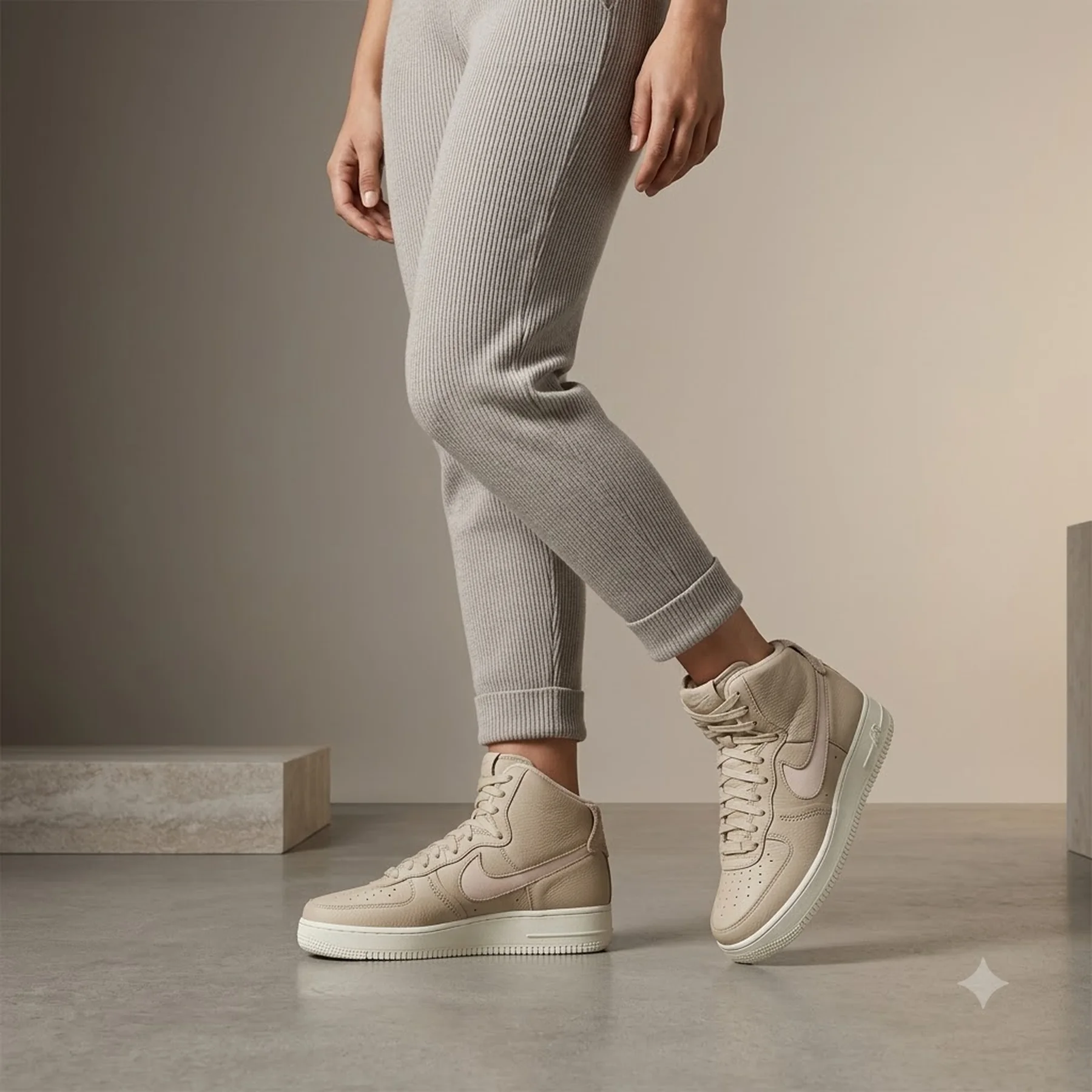 Кросівки жіночі Nike Air Force 1 High Sculpt Beige Dc3590-103 (DC3590-103)