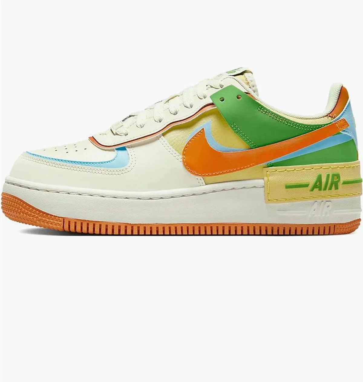 Кросівки жіночі Nike Air Force 1 Shadow Beige/Green (DZ1847-103)