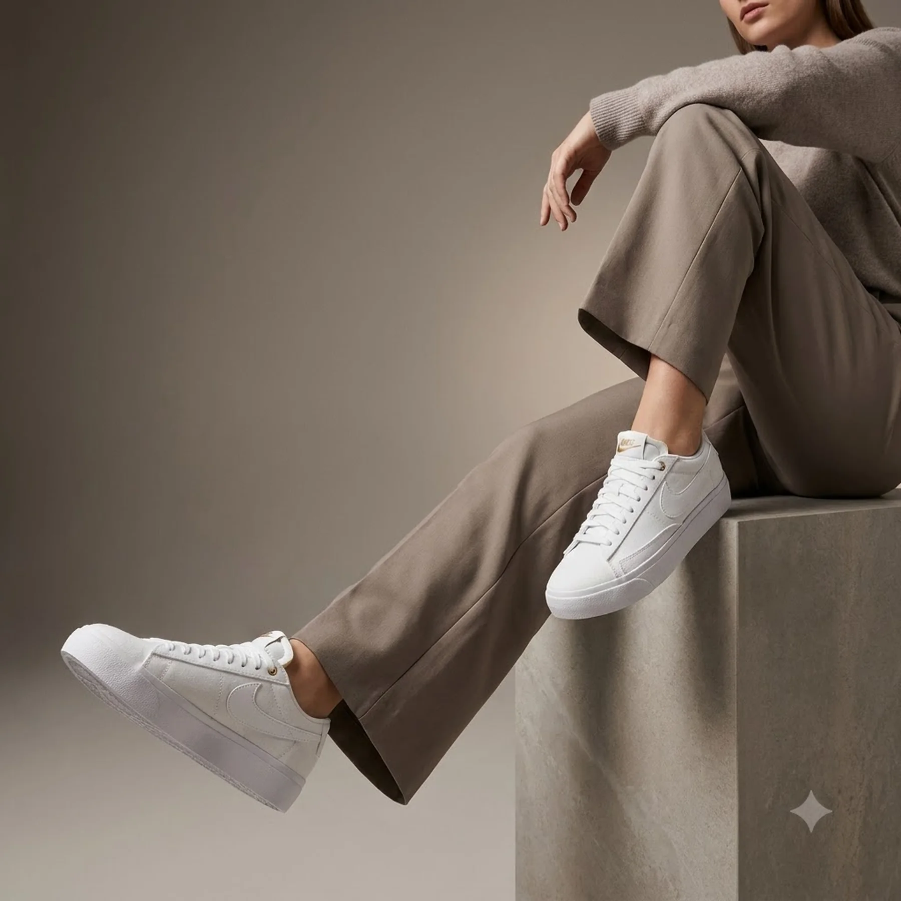 Кросівки жіночі Nike Blazer Low Platform Canvas White (DV7475-100)