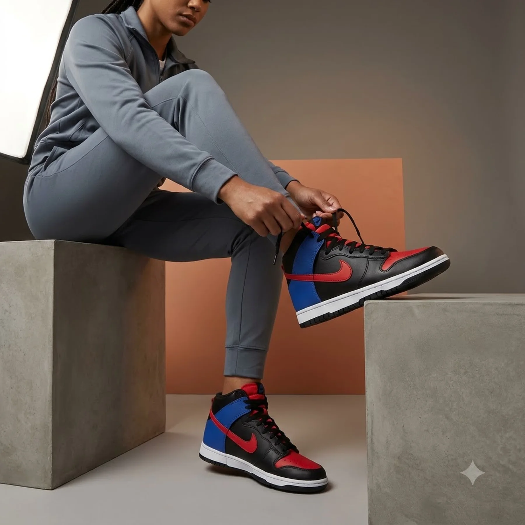 Кросівки жіночі Nike Dunk High Knicks (Gs) (DB2179-001)
