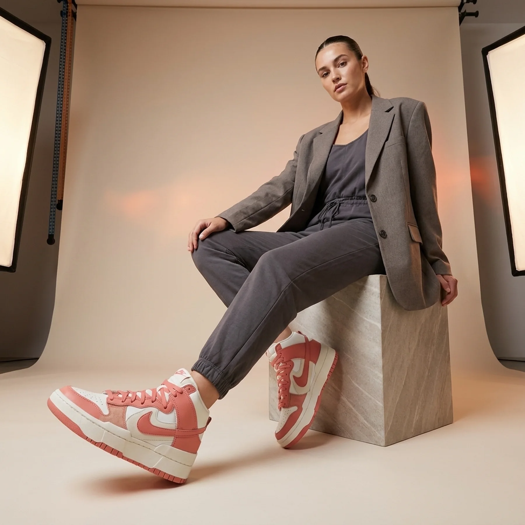 Nike Wmns Dunk High Rebel 'Summit White'