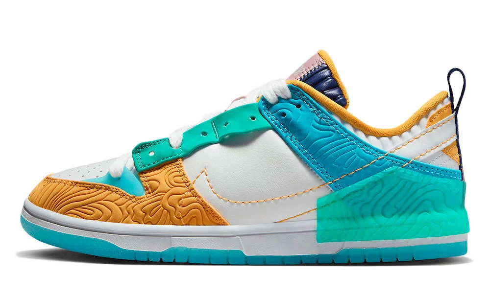 Кросівки жіночі Nike Dunk Low Disrupt X Serena Williams Design Crew Shoes White/Light Blue (DX4220-100)