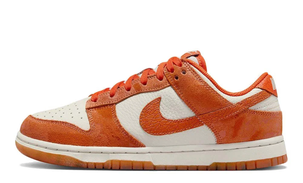 Кросівки жіночі Nike Dunk Low Orange/White (FN7773-001)