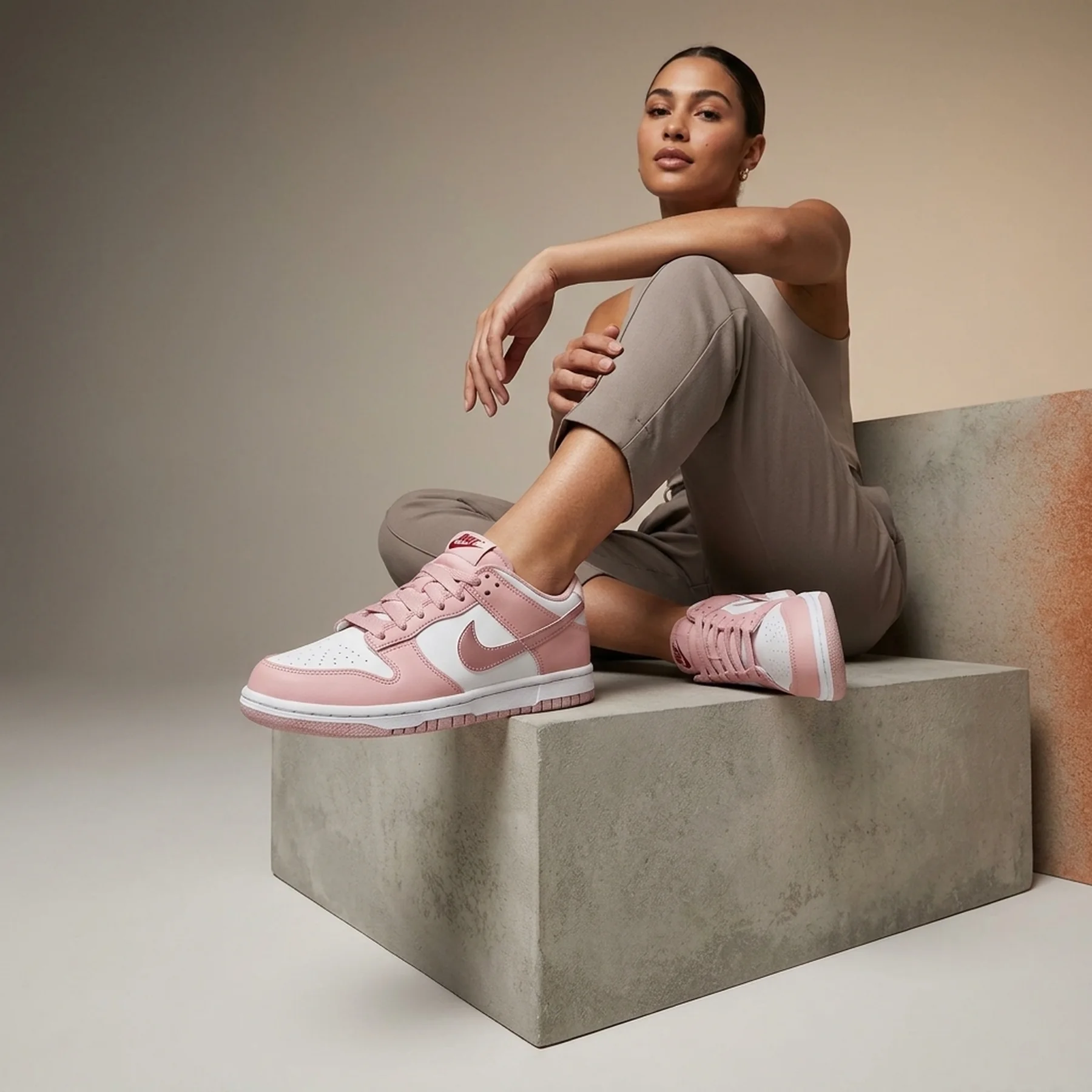 Кросівки жіночі Nike Dunk Low Pink Velvet (Gs) (DO6485-600)