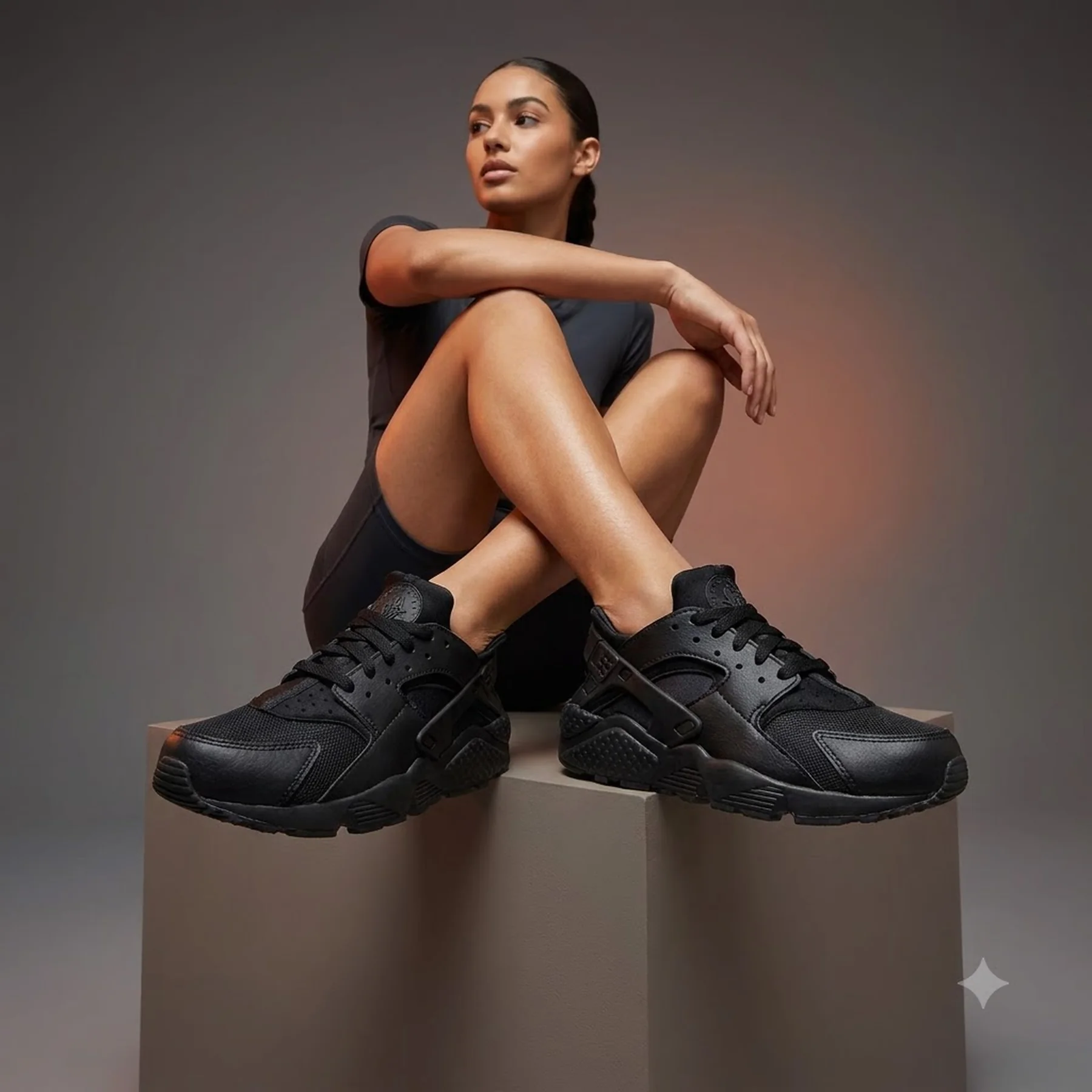 Кросівки жіночі Nike Huarache Run Gs (654275-016)