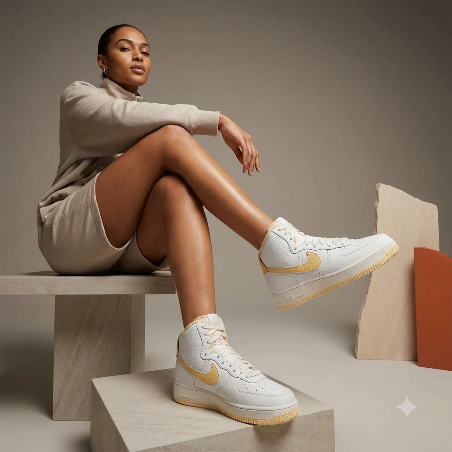 Кросівки жіночі Nike W Air Force 1 High (DV7454-100)
