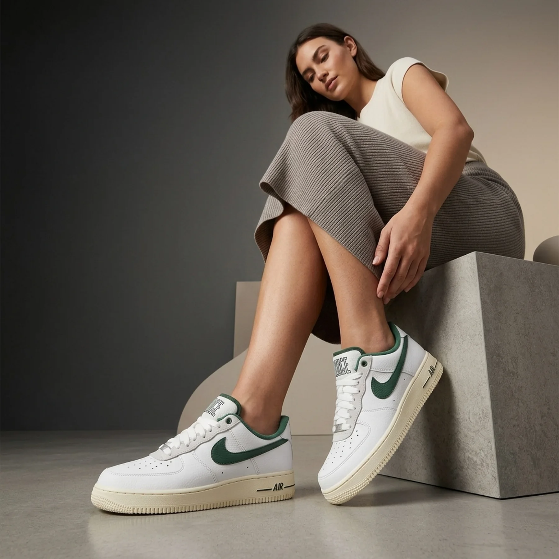Кросівки жіночі Nike Wmns Air Force 1 '07 LX 'Command Force - Gorge Green'