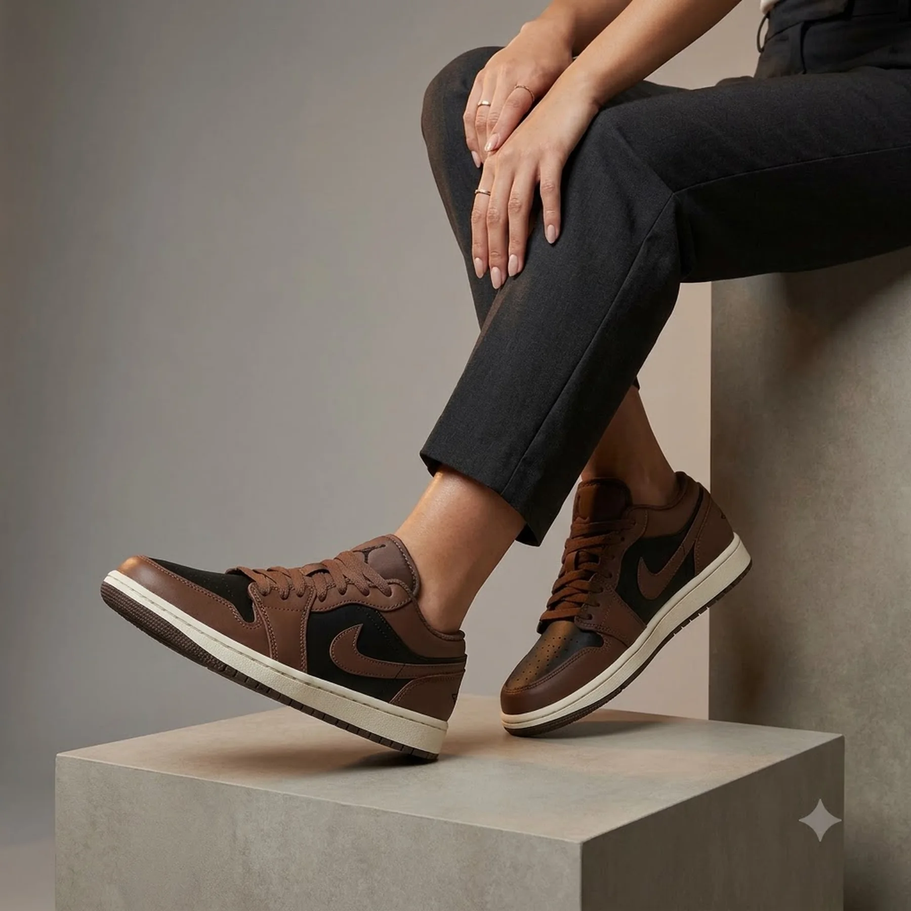 Кросівки жіночі Nike Wmns Air Jordan 1 Low 'Archaeo Brown'
