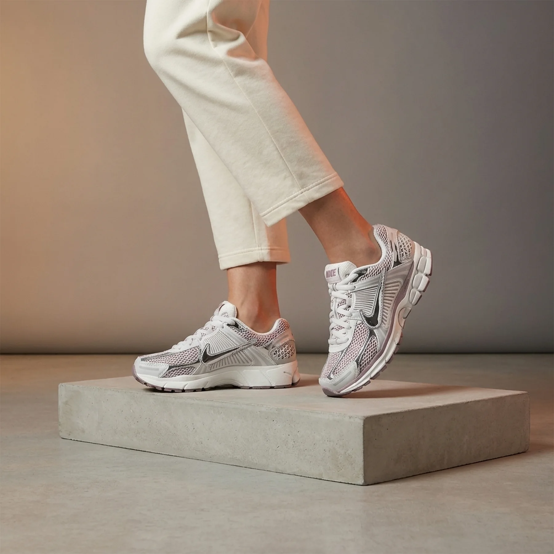 Кросівки жіночі Nike Wmns Air Zoom Vomero 5 'Chrome Platinum Violet'