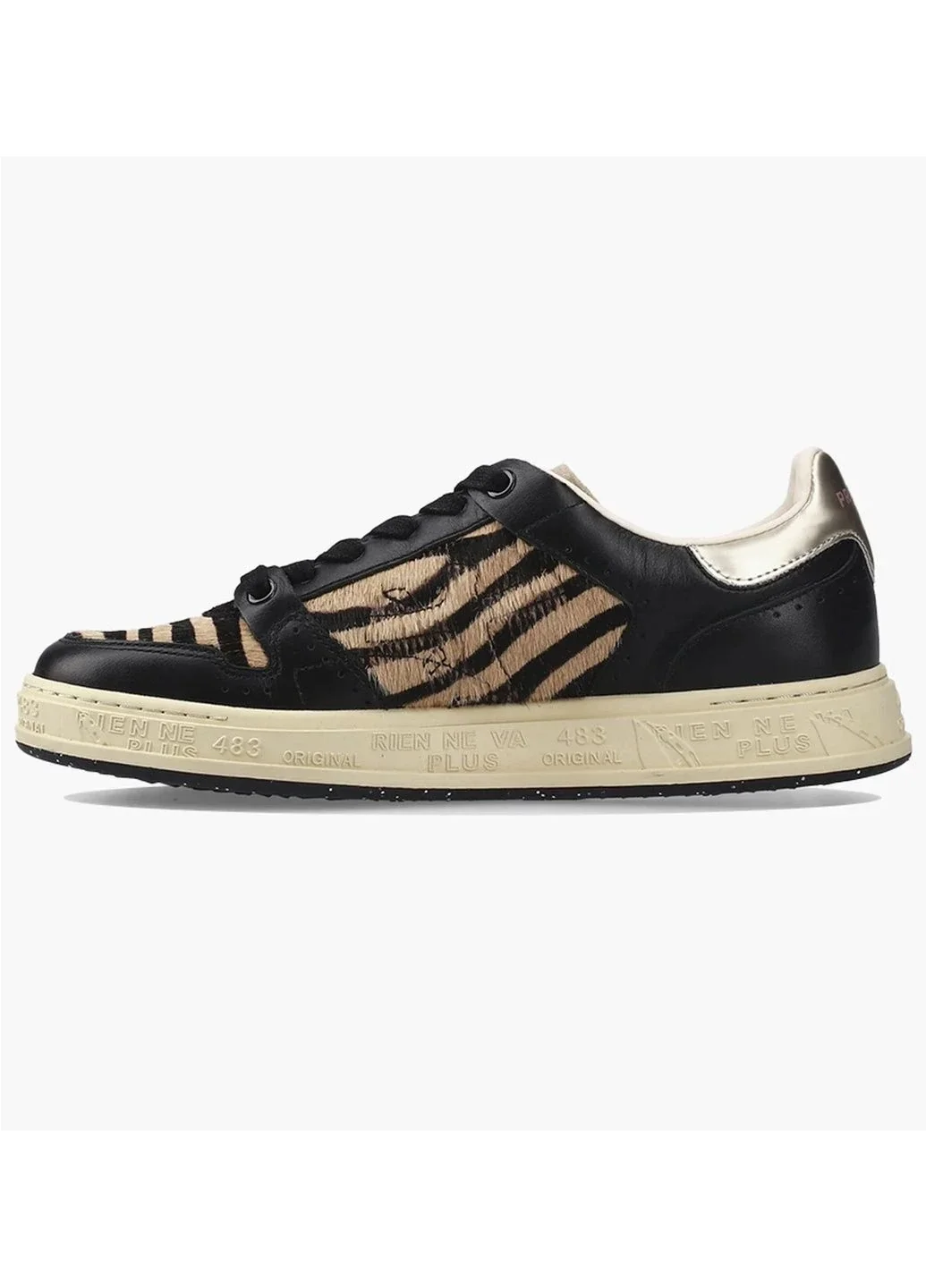 Кросівки жіночі Premiata Quinn Var.7656 Black/Brown (QUINND-7656)