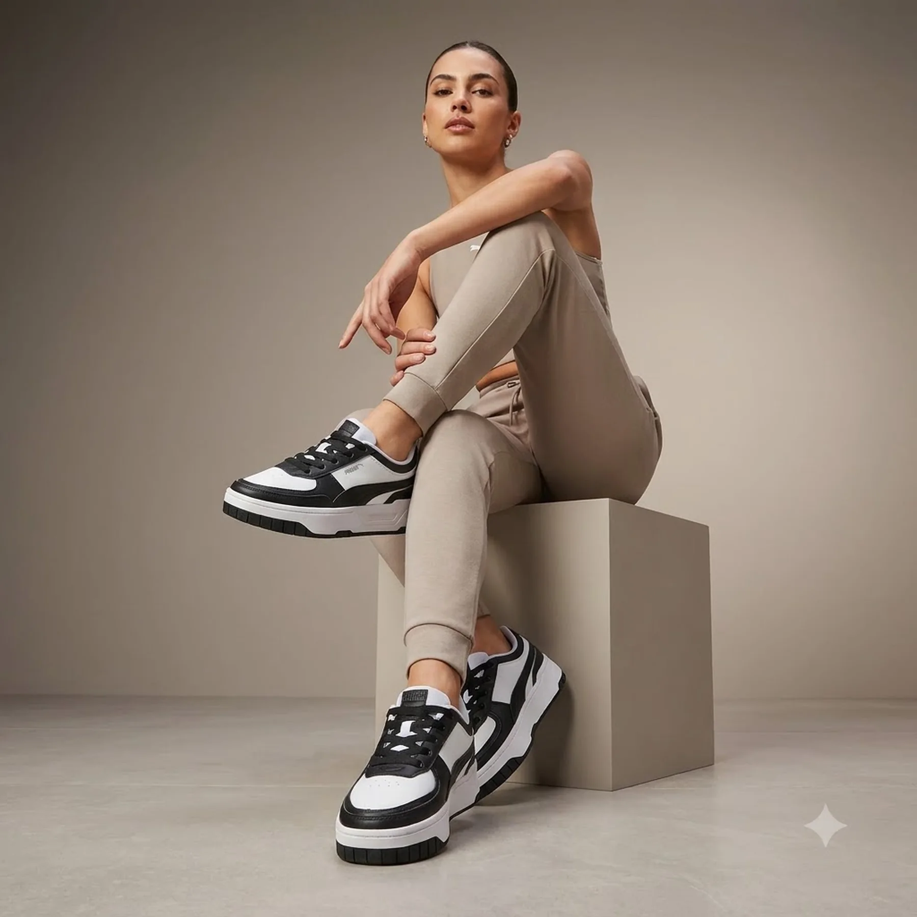 Кросівки жіночі Puma Cali Dream West Coast Leathers Sneakers White/Black (392730-08)