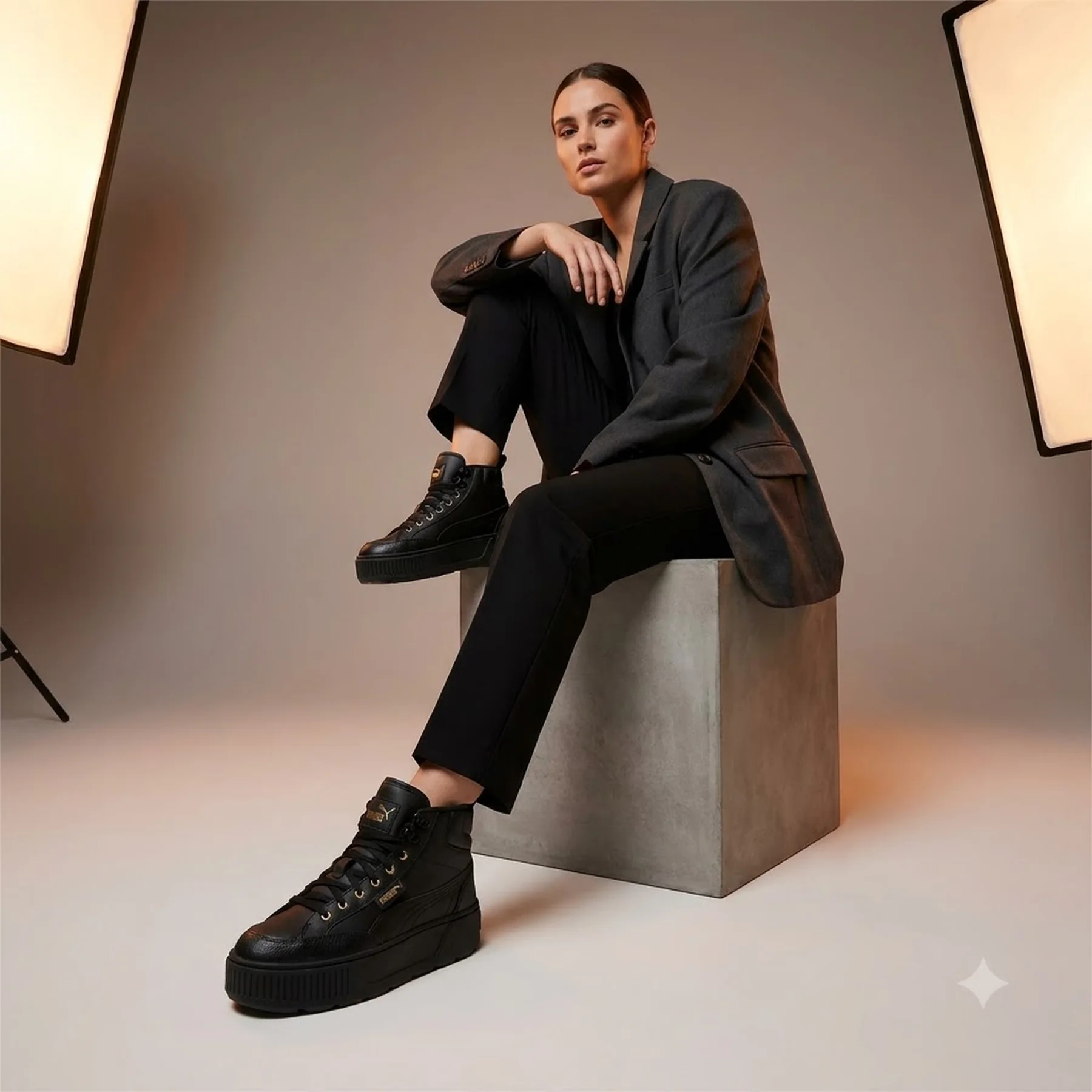 Кросівки жіночі Puma Karmen Mid Black (385857-02)