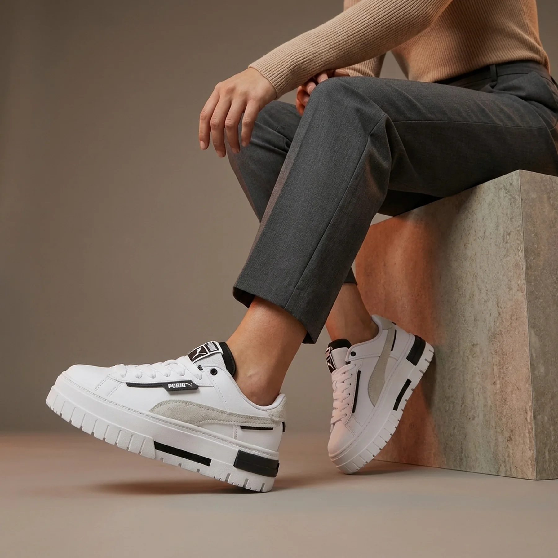 Кросівки жіночі Puma Mayze Crashed Casual Shoes White (392495-02)