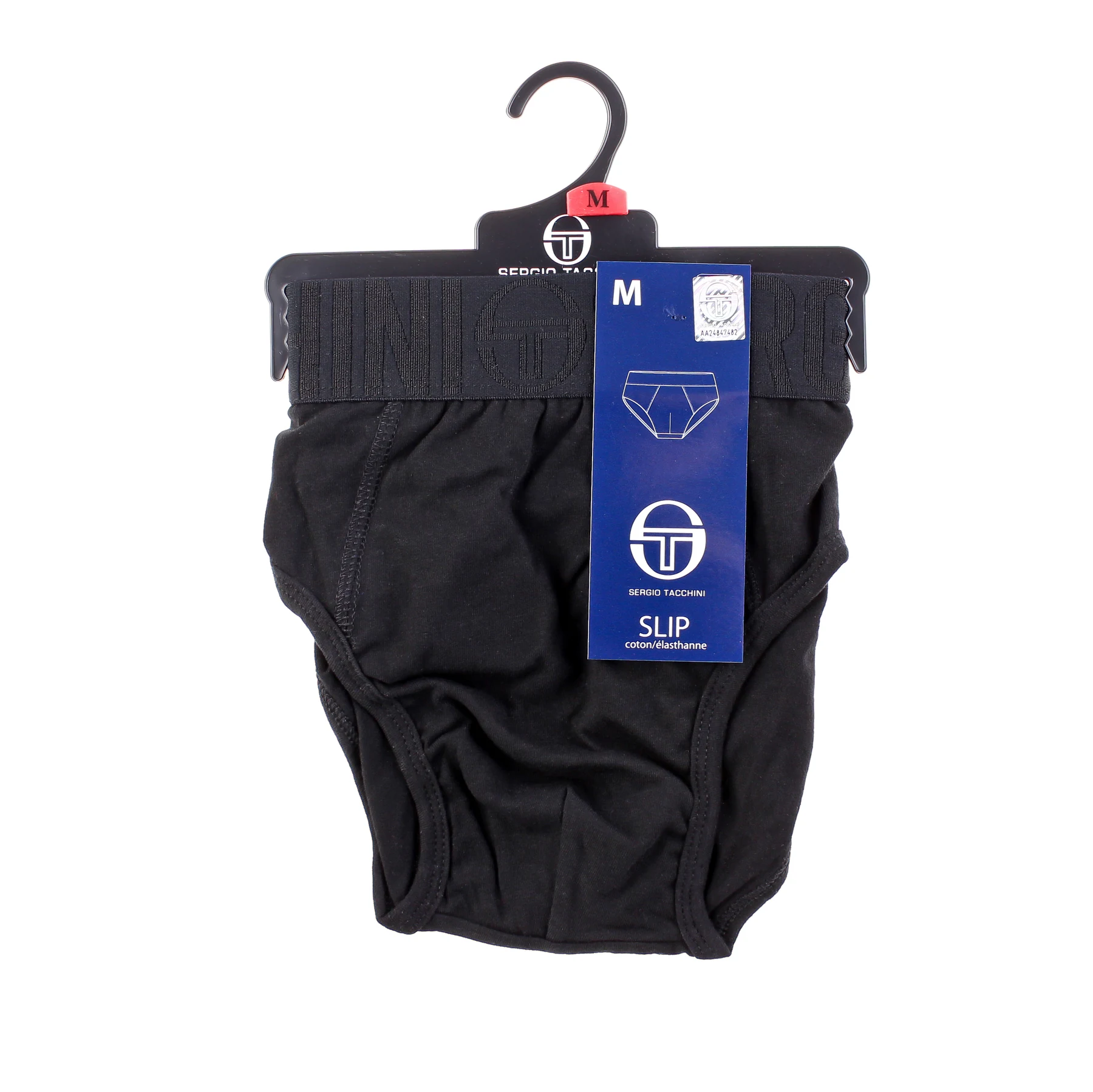 Труси-сліпи Sergio Tacchini Men's Slip 1-pack чорний Чол S — фото 3