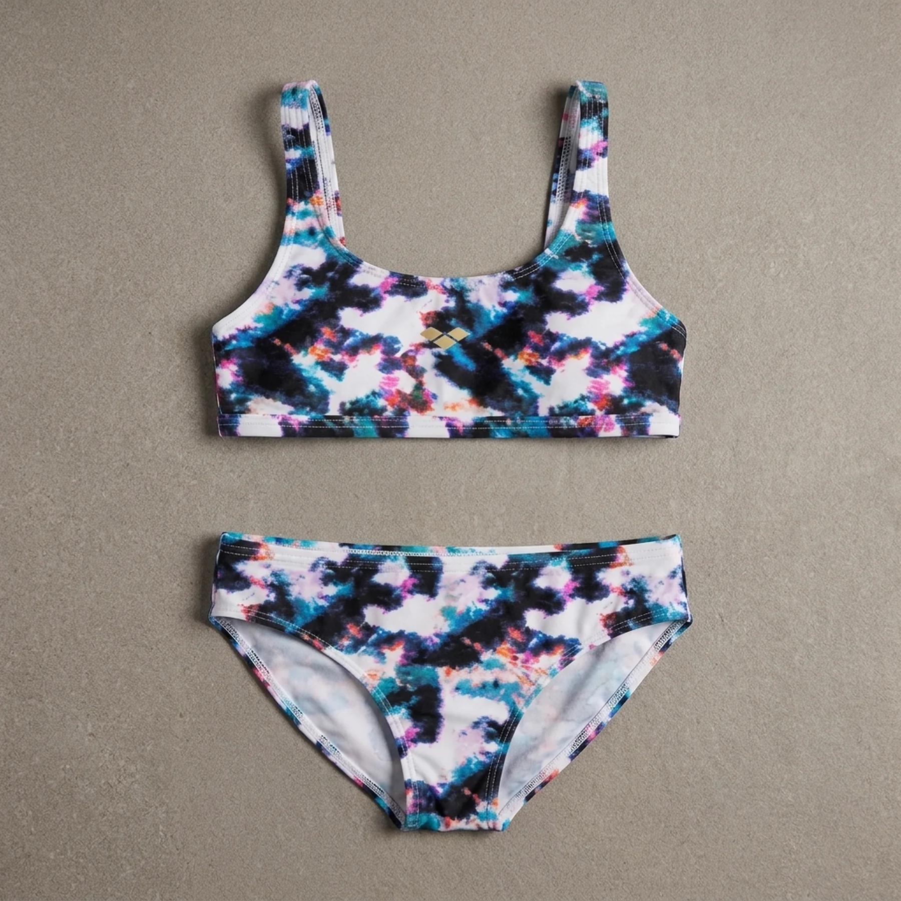 Купальник відкритий дитячий Arena Tie And Dye Bikini Top (006206-500)