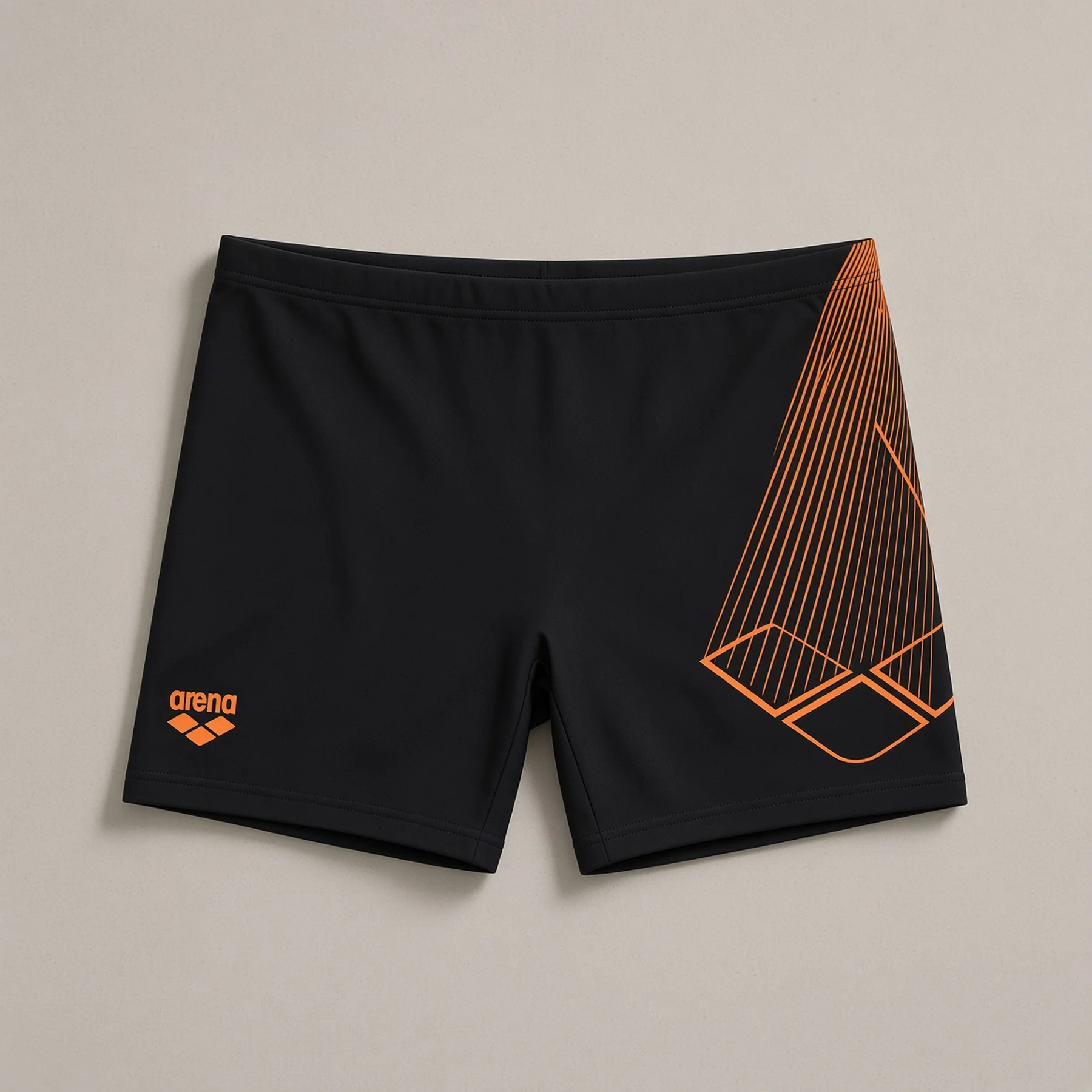 Плавки-шорти для хлопчиків Arena BRIGHT SWIM SHORT чорний, помаранчевий 116 см